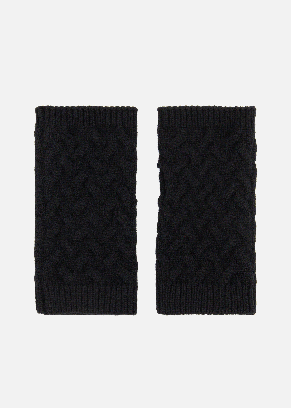 Textured Fingerless Gloves