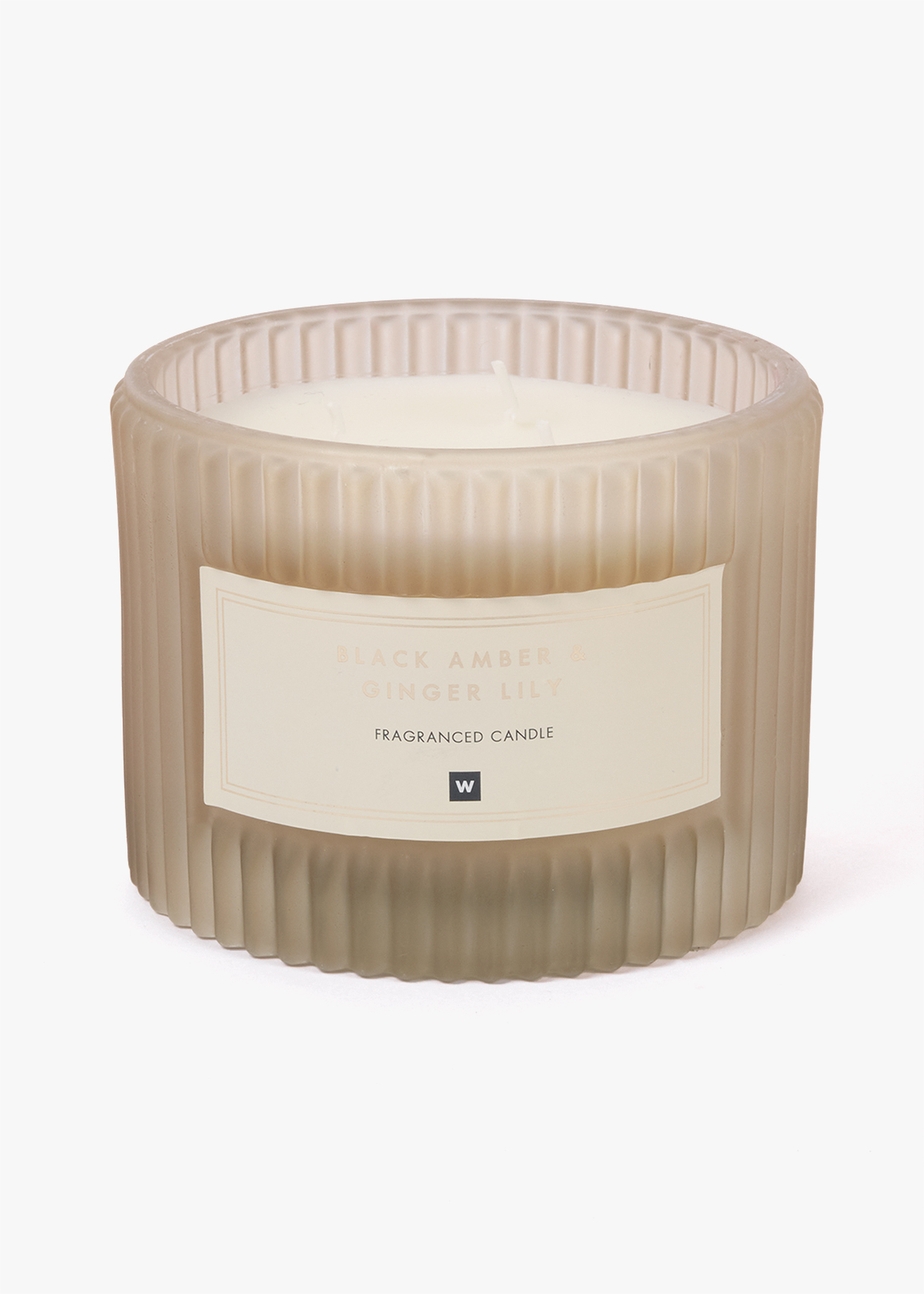Textured Glass Candle