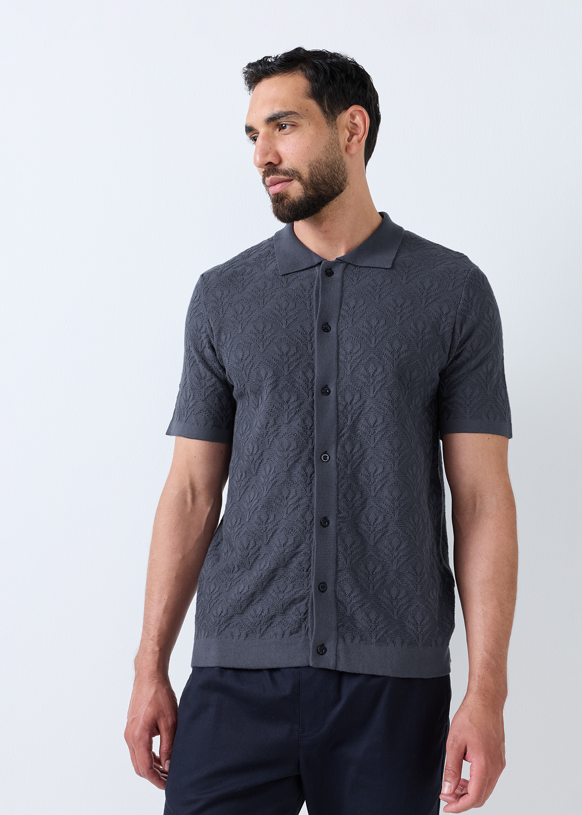 Textured Knit Shirt