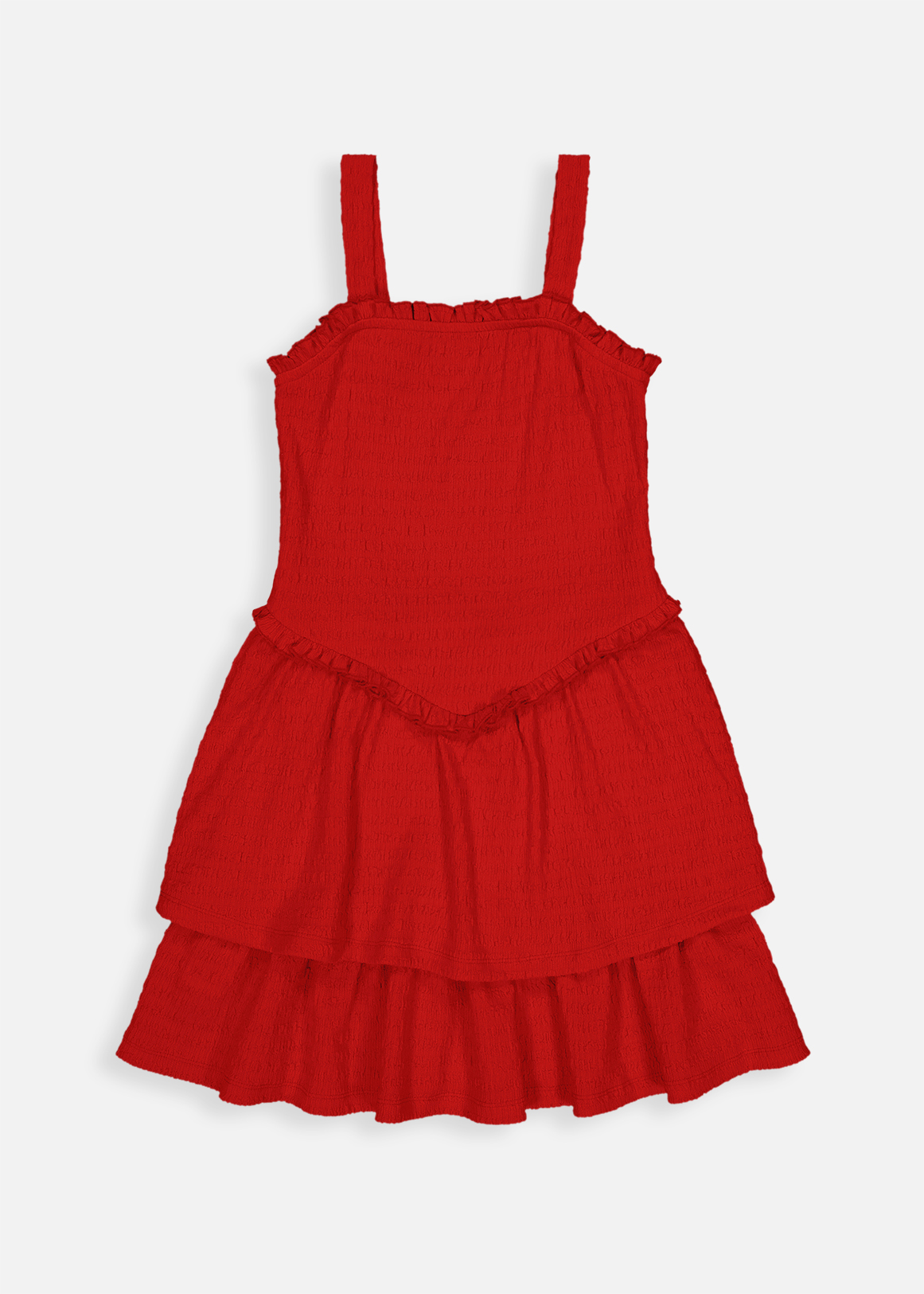 Textured Knit Strappy Dress