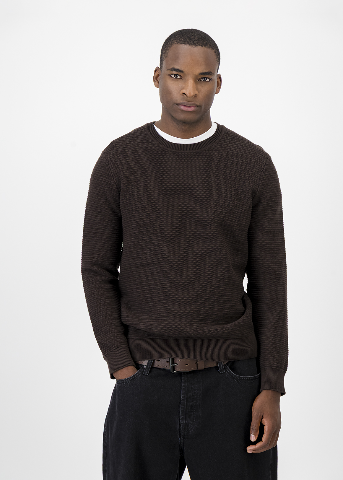 Textured Pullover