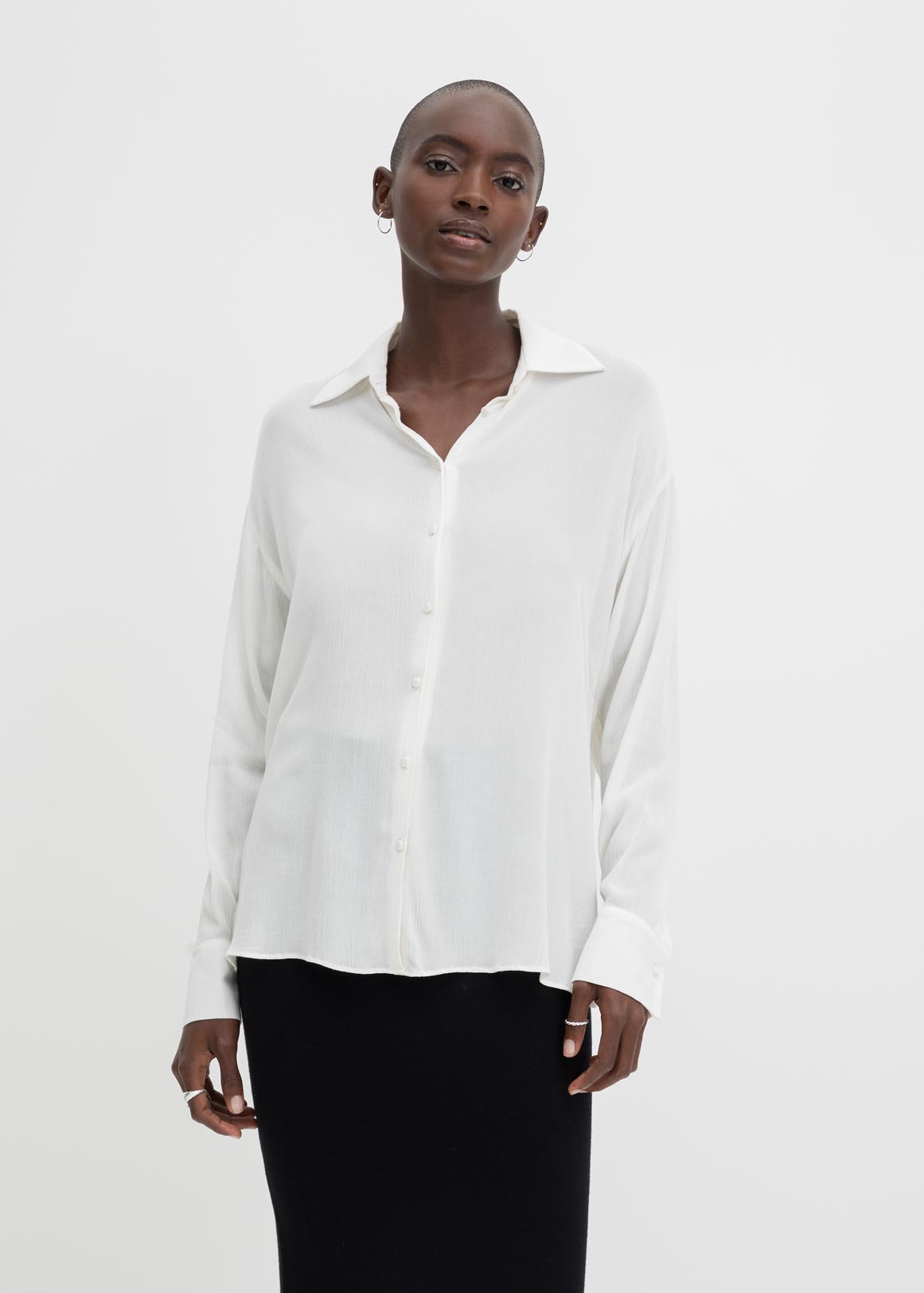 Textured Viscose Shirt | Woolworths.co.za