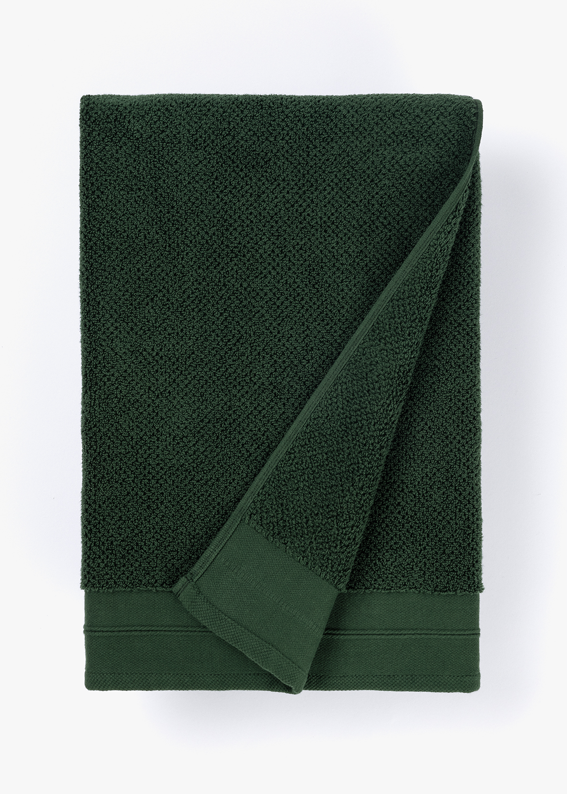 Textured Zero Twist Cotton Bath Towel