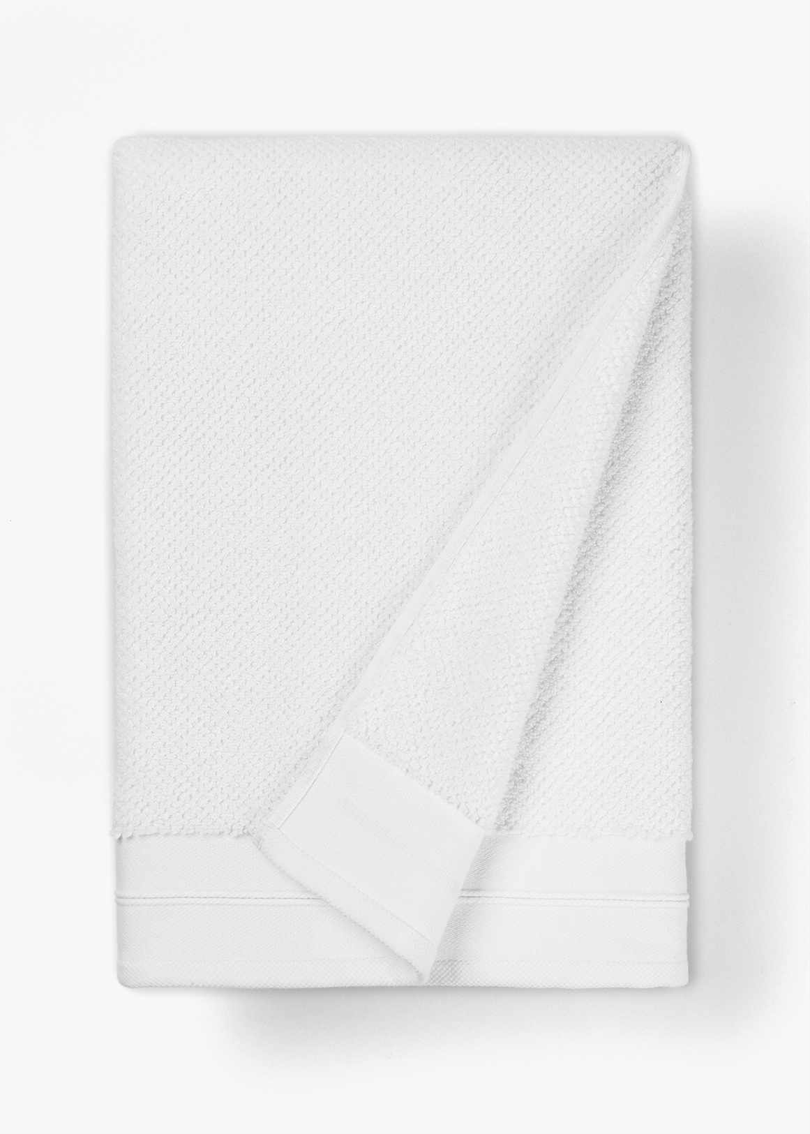 Textured Zero Twist Cotton Bath Towel