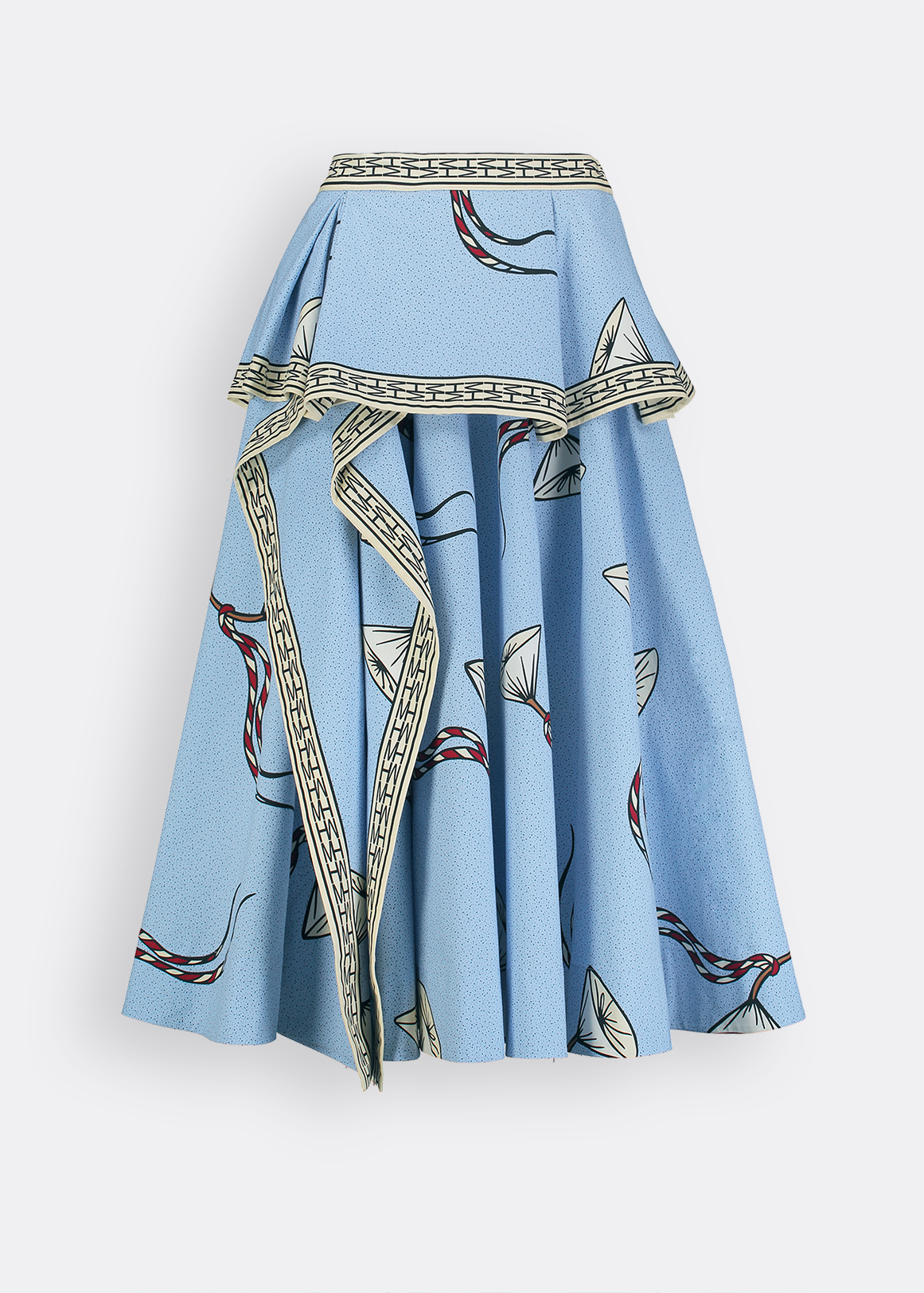 Thebe Magugu x Woolworths Heritage Collection Printed Layered A-line Skirt