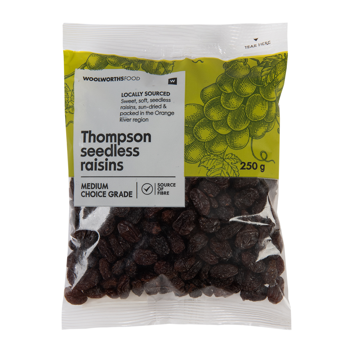 Thompson Seedless Raisins 250 g | Woolworths.co.za