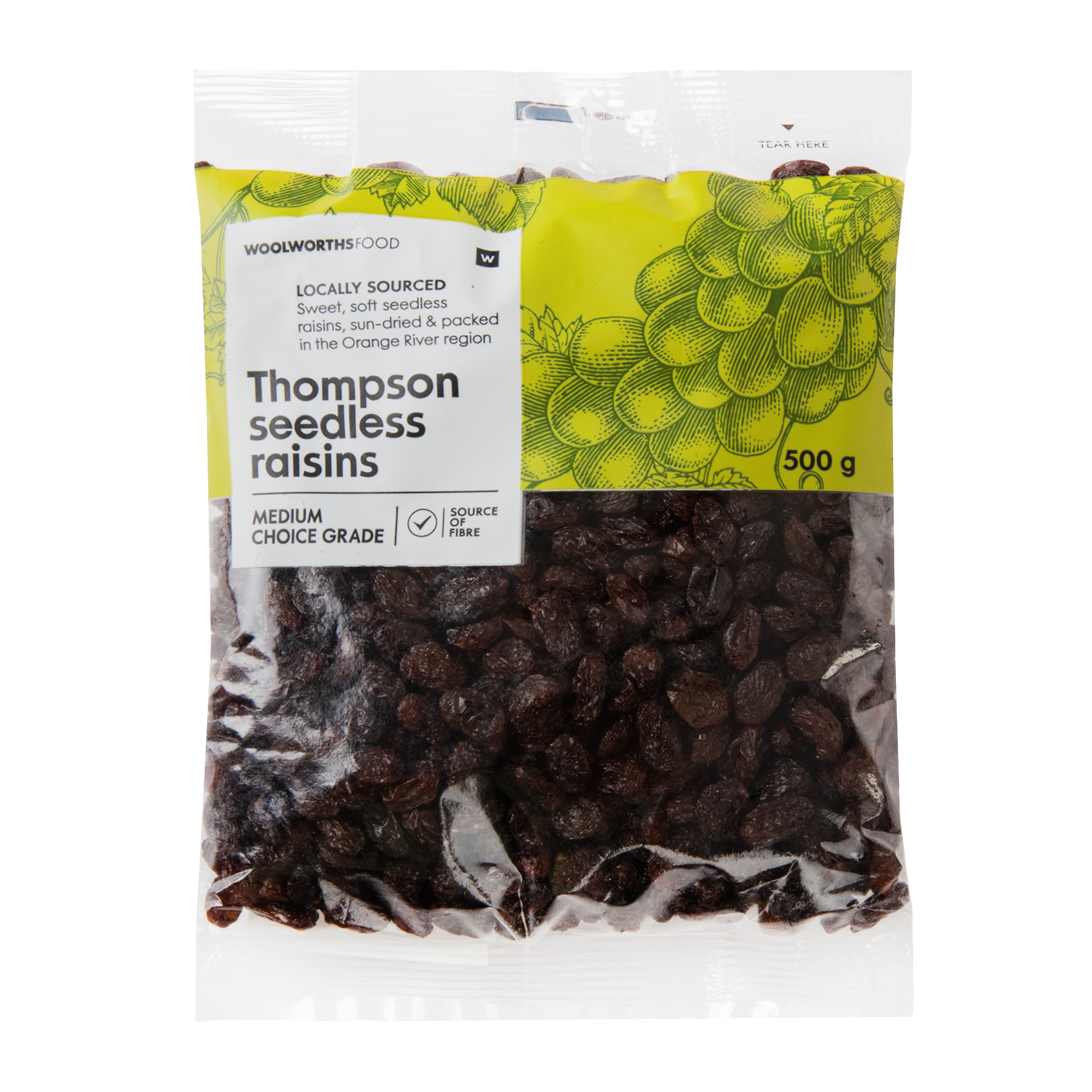 Thompson Seedless Raisins 500 g | Woolworths.co.za