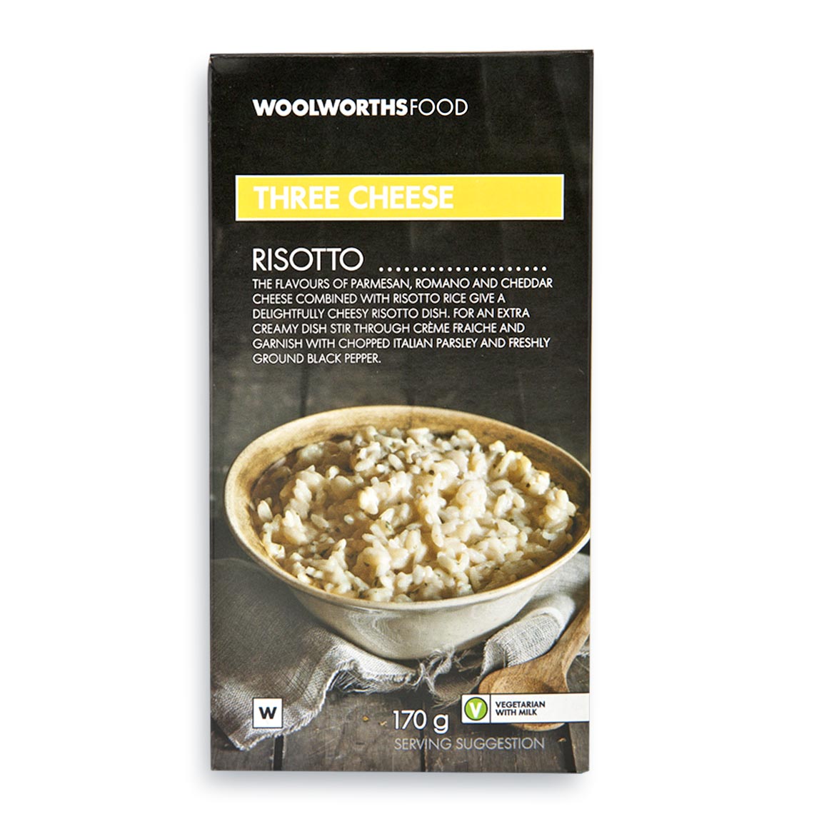 Woolworths Risotto Rice Three Cheese Risotto 170 g | Woolworths.co.za