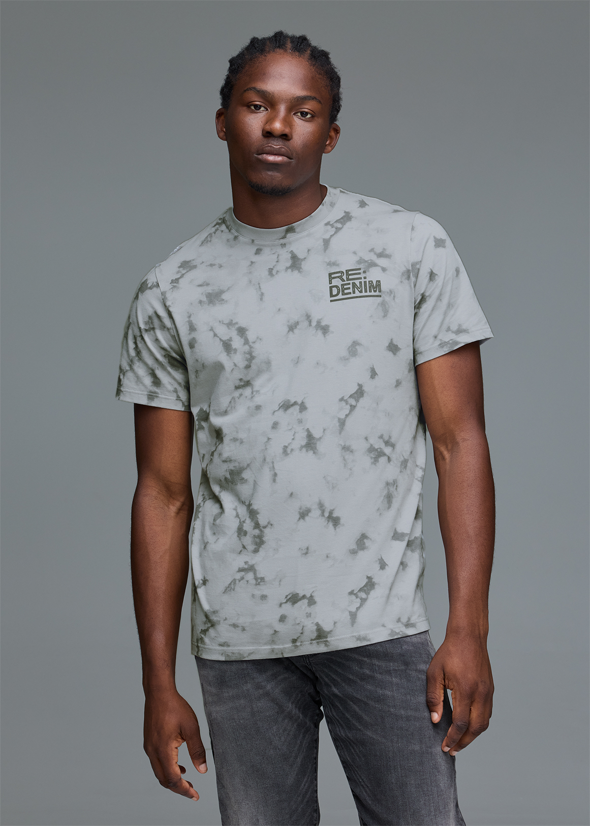 Tie Dye Graphic Cotton T-shirt