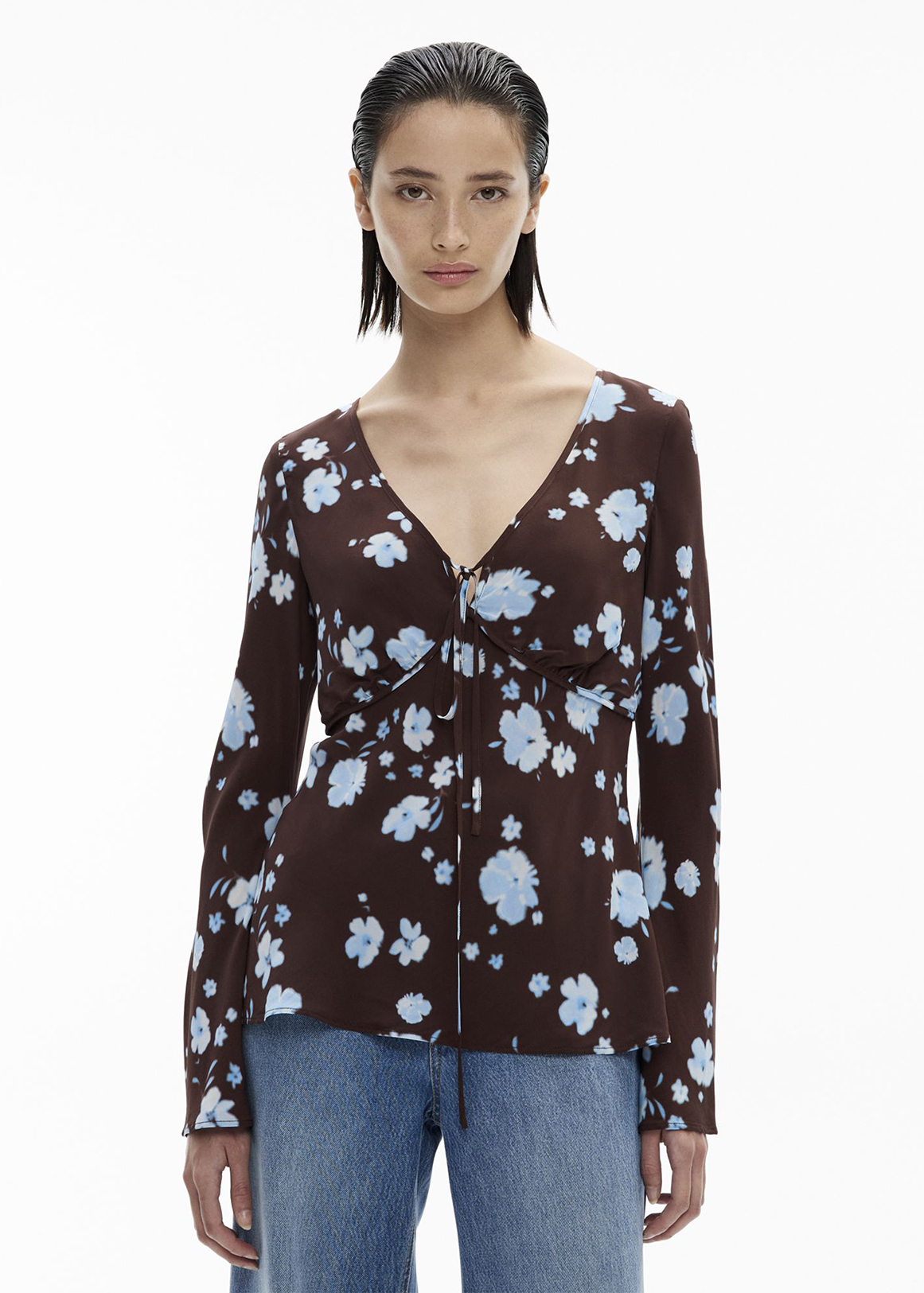 Tie Front Blouse