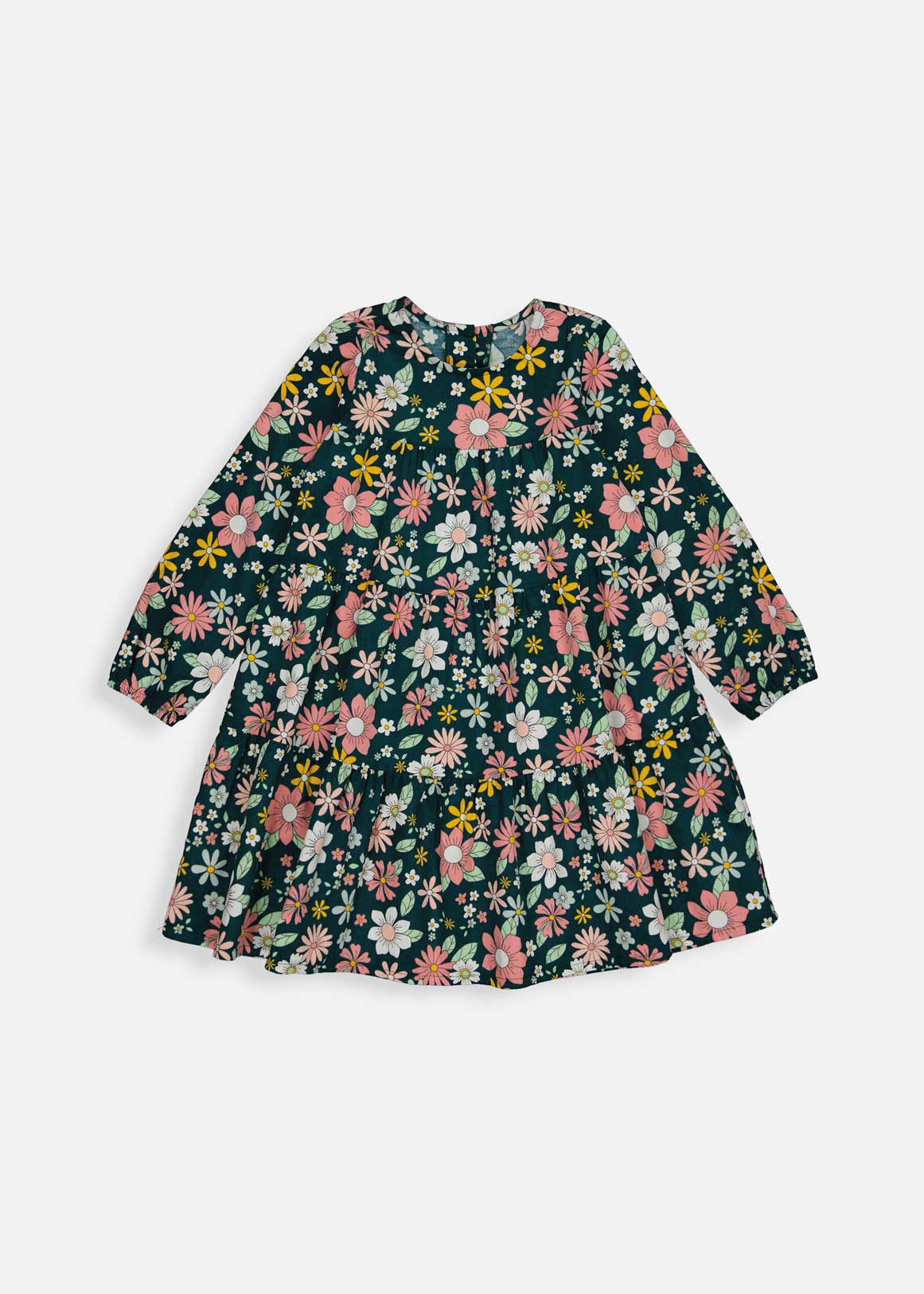 Tiered Floral Corduroy Dress | Woolworths.co.za