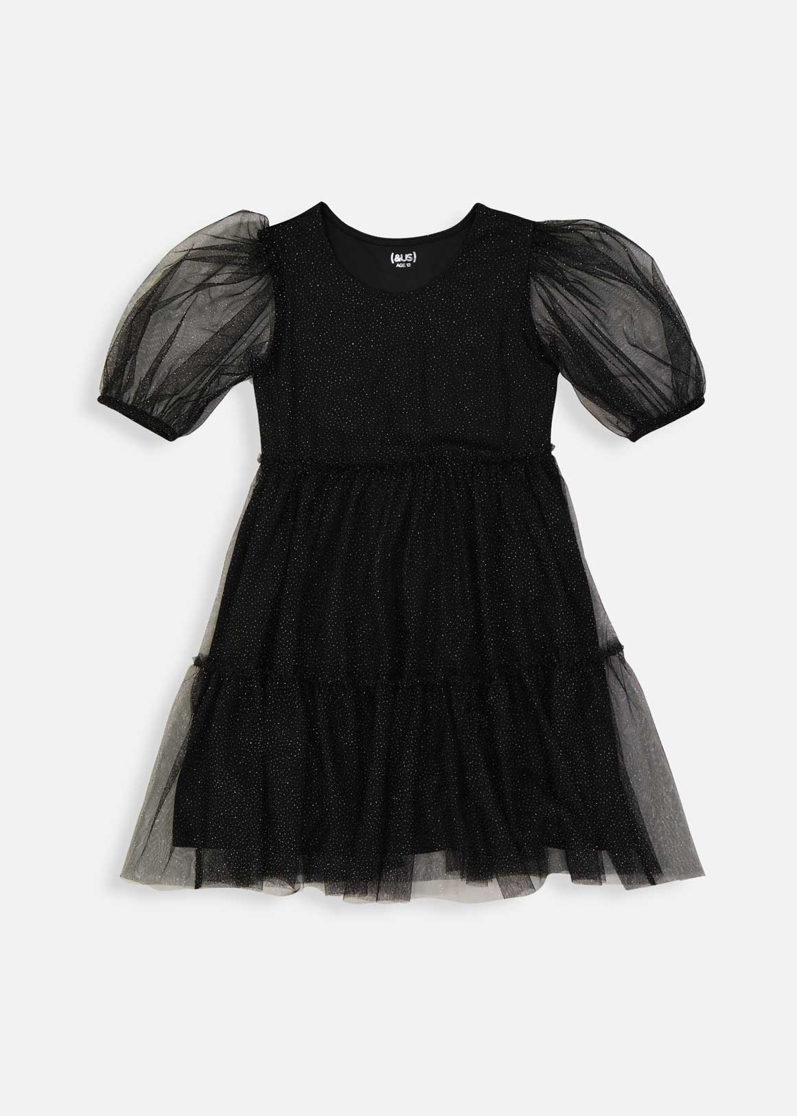 Tiered Mesh Dress | Woolworths.co.za