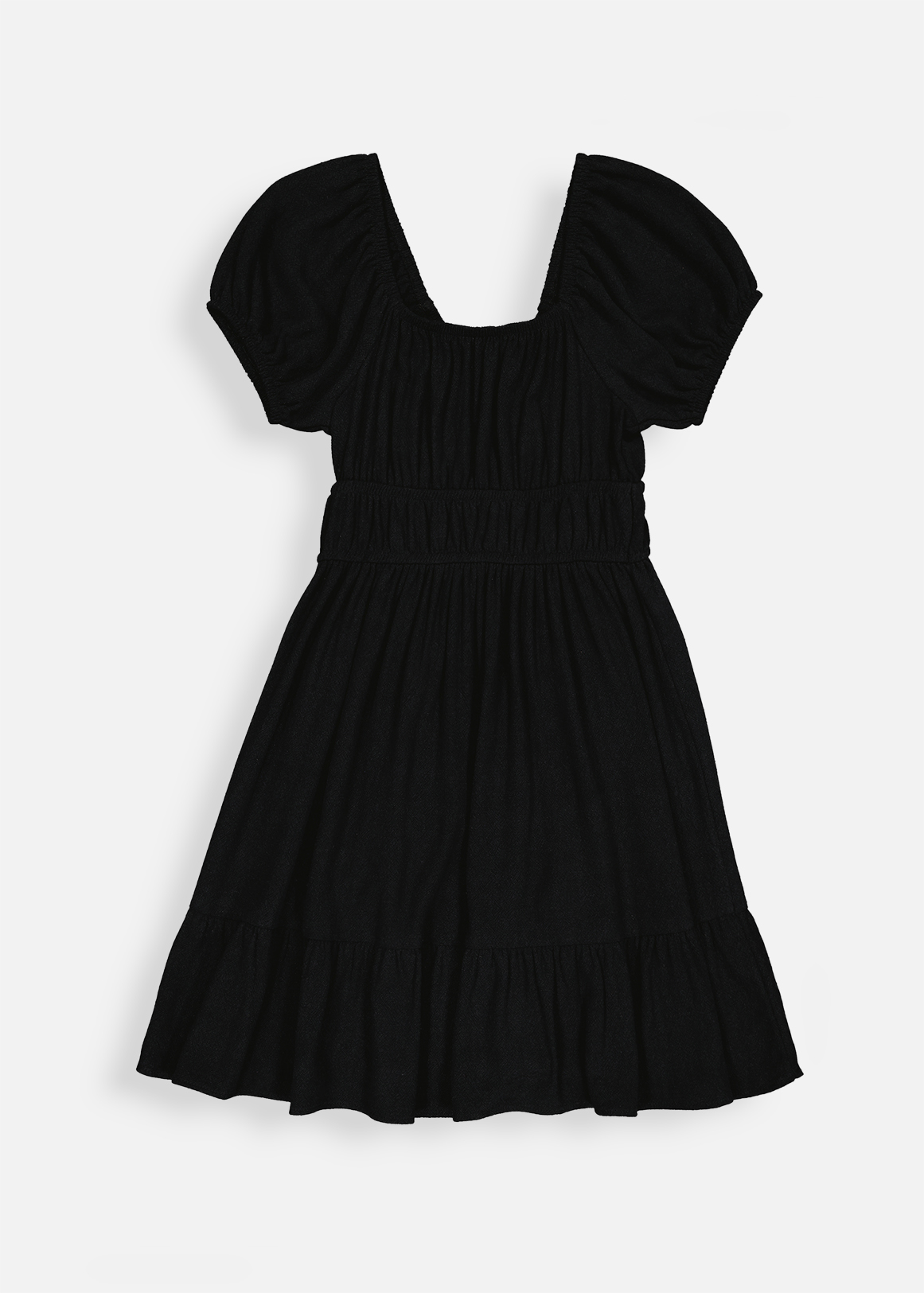 Tiered Woven Linen Blend Dress | Woolworths.co.za