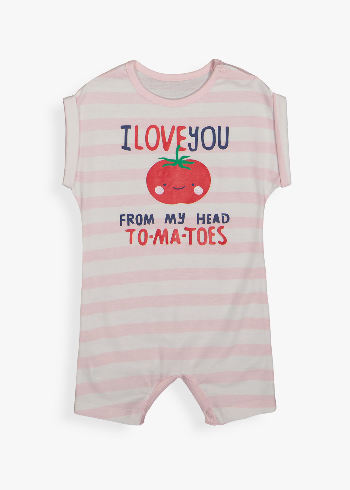 Tomatoes Cotton Romper