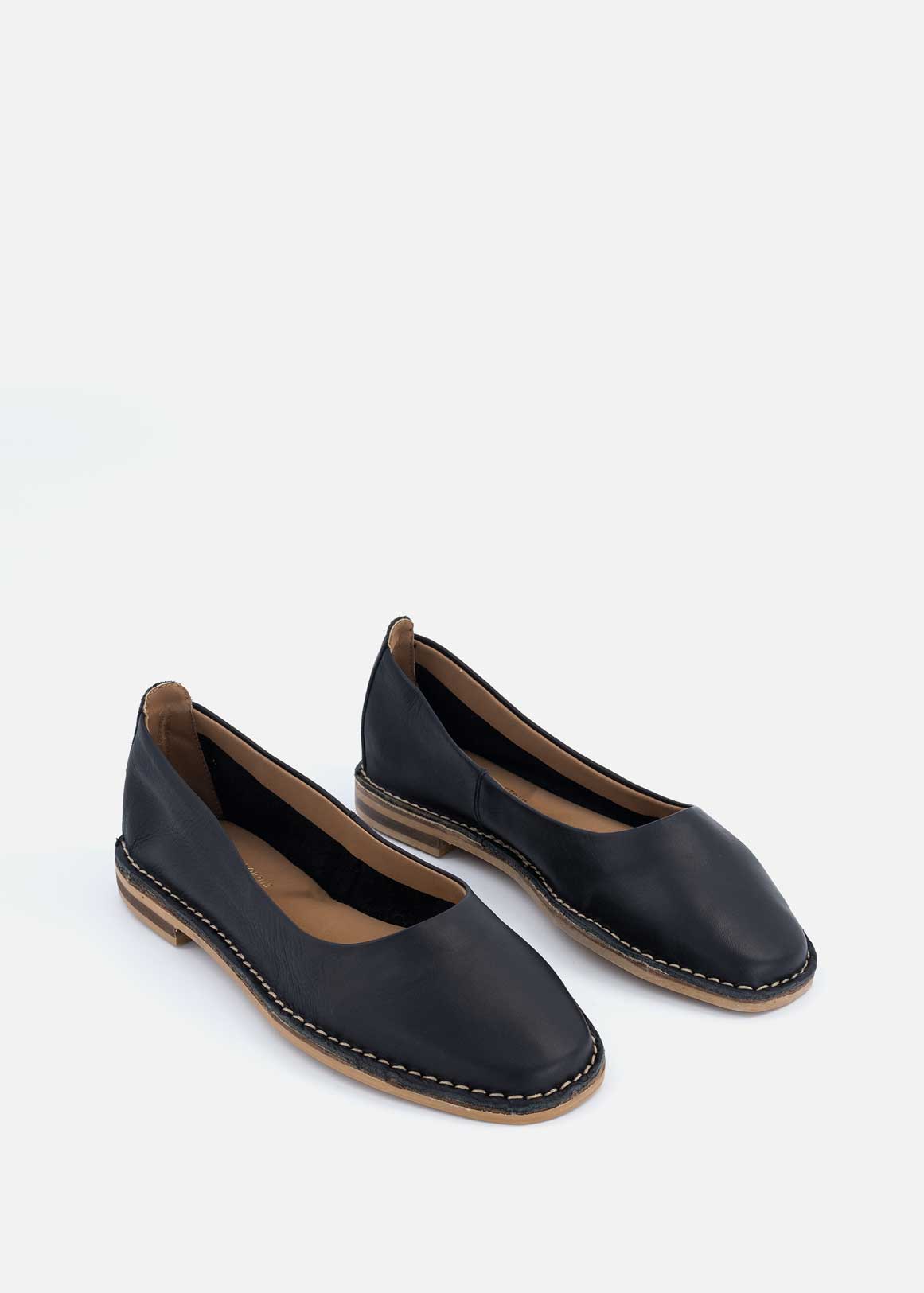 Topstitch Leather Pumps | Woolworths.co.za