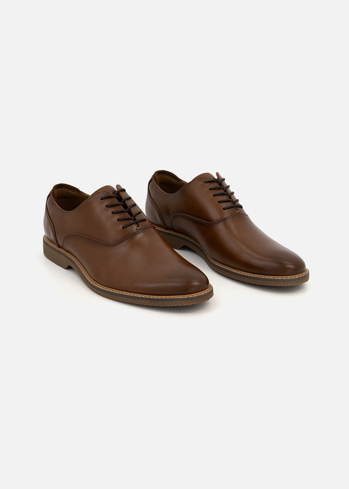 Topstitch Oxford Shoes