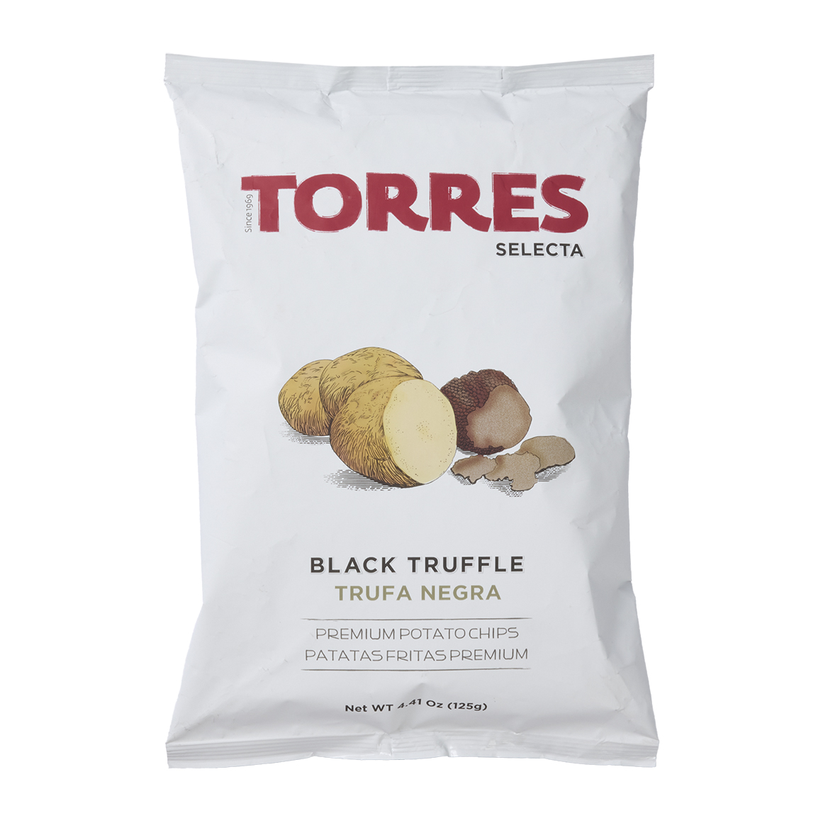 Torres Selecta Black Truffle Flavoured Potato Chips 125 g