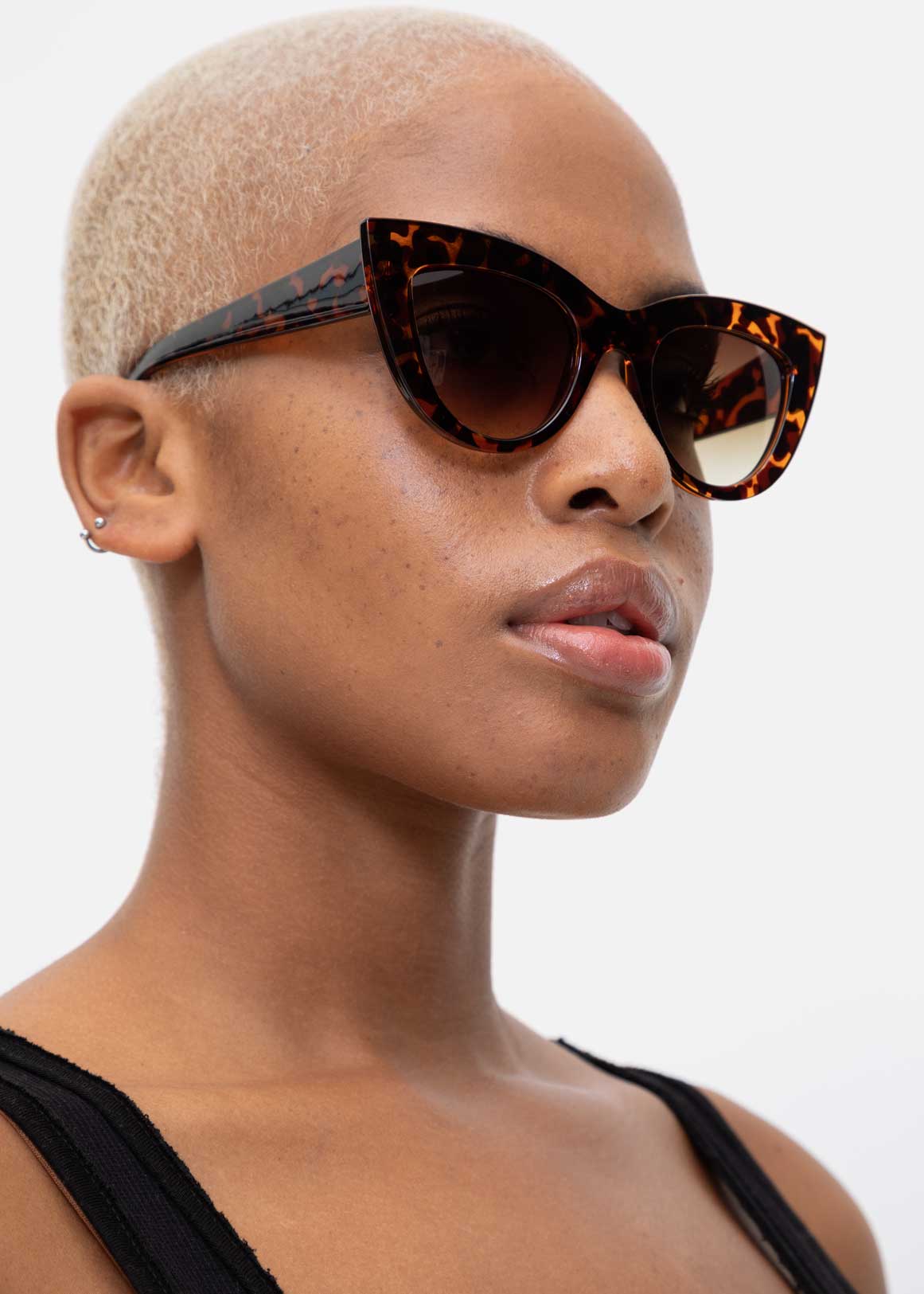 Tortoiseshell Cat Eye Sunglasses Za