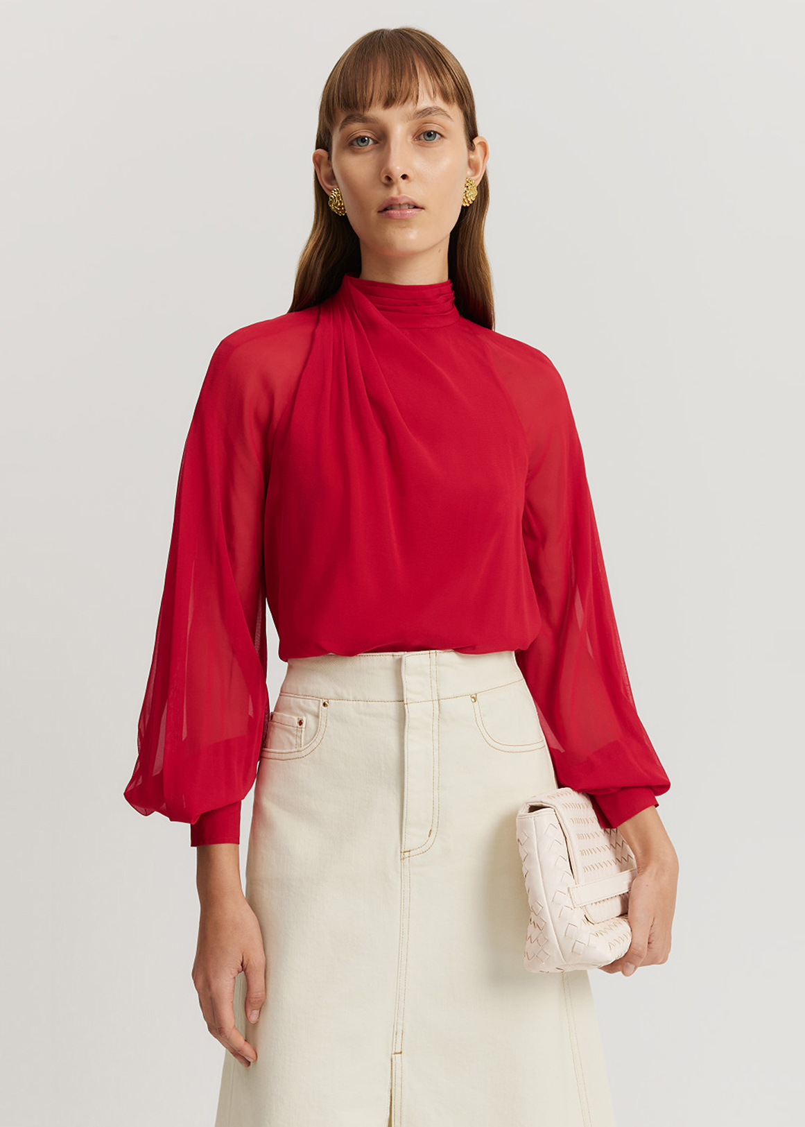 Tucked Drape Blouse Woolworths co za tucked-drape-blouse-woolworths-co-za