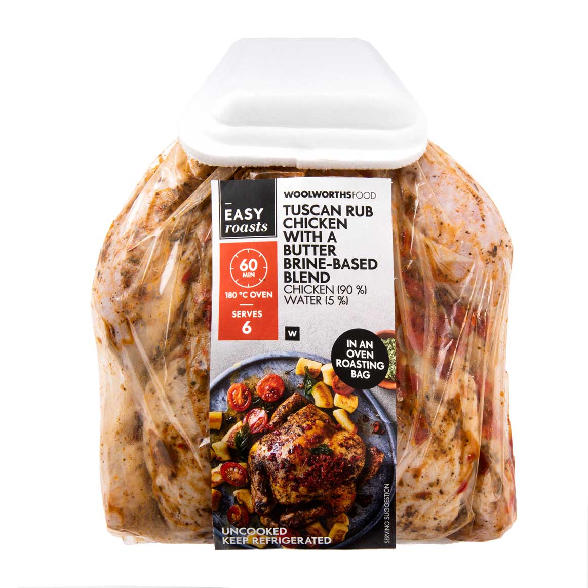 Tuscan Rub Chicken Roast with a Butter Brine-Based Blend Avg 1.2 kg