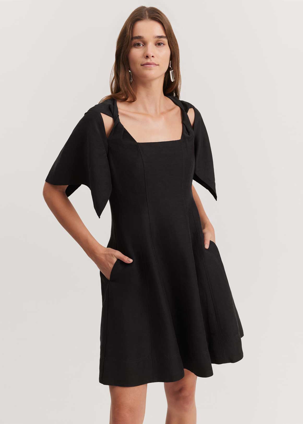 Twist Detail Mini Dress | Woolworths.co.za