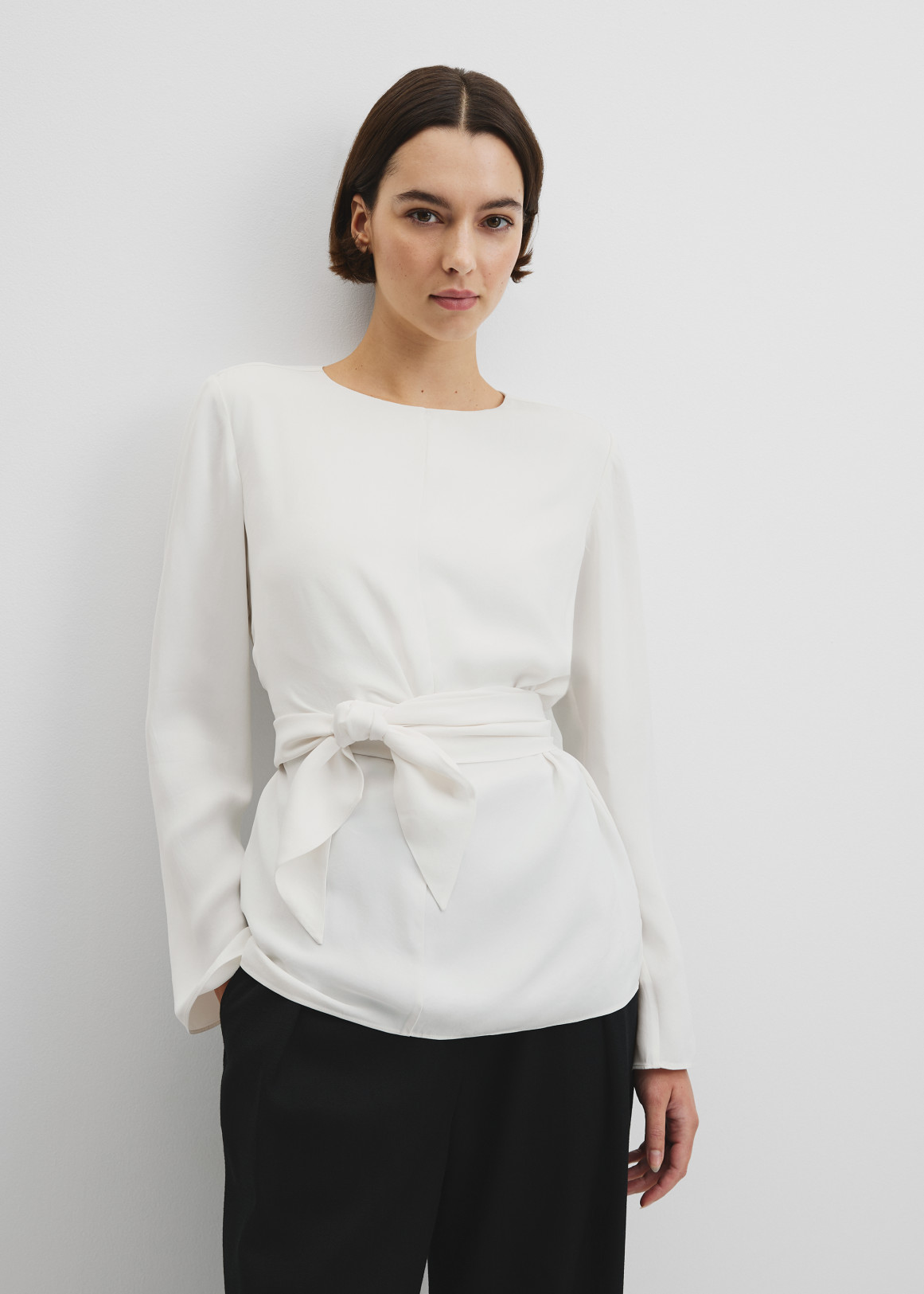 Twist Long Sleeve Blouse