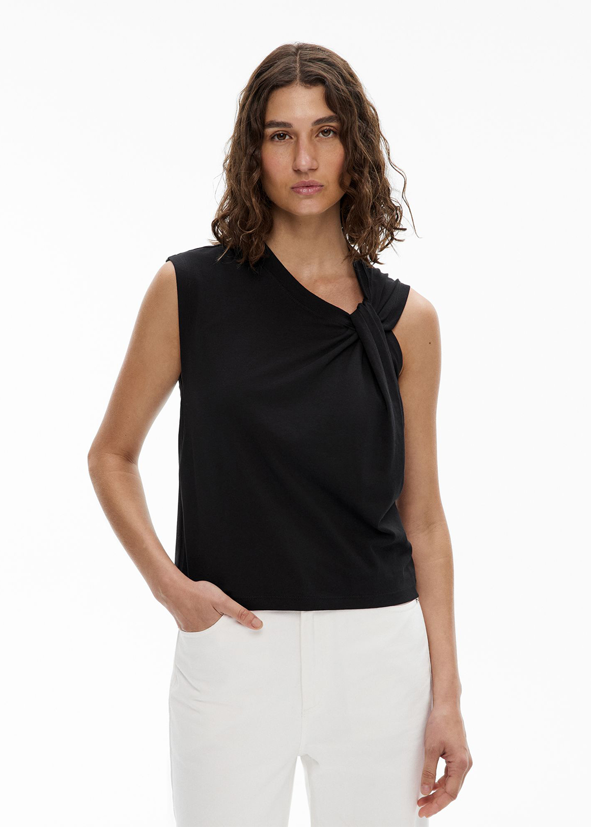 Twist Shoulder T-Shirt