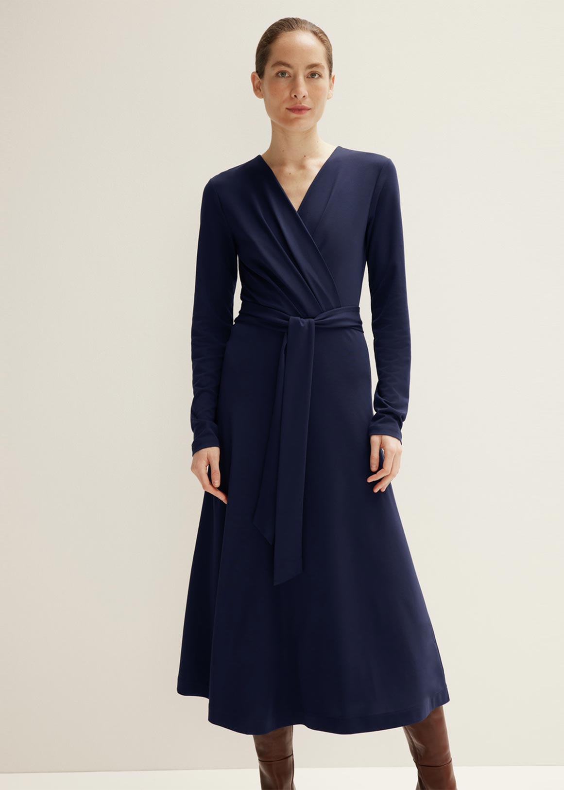 Twisted Detail Long Sleeve Dress | Woolworths.co.za