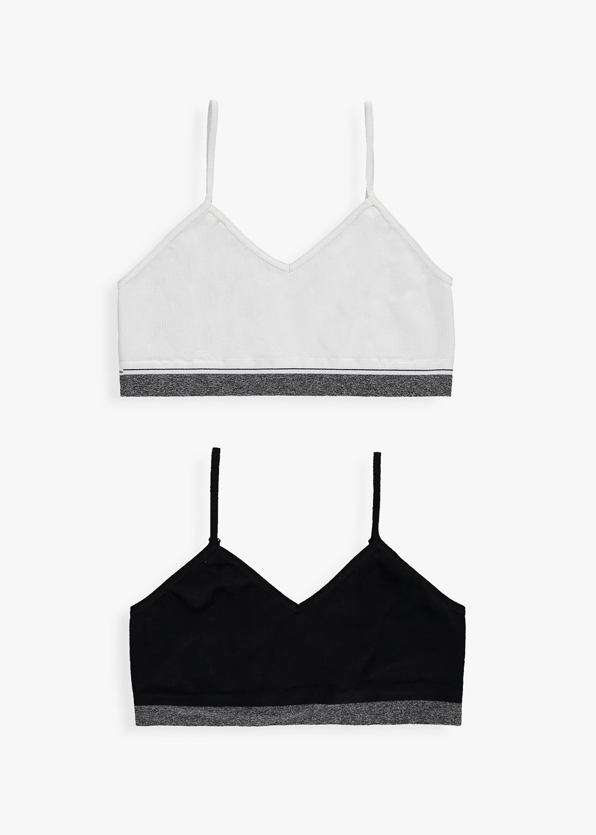 Two Tone Unpadded Bras 2 Pack | Woolworths.co.za