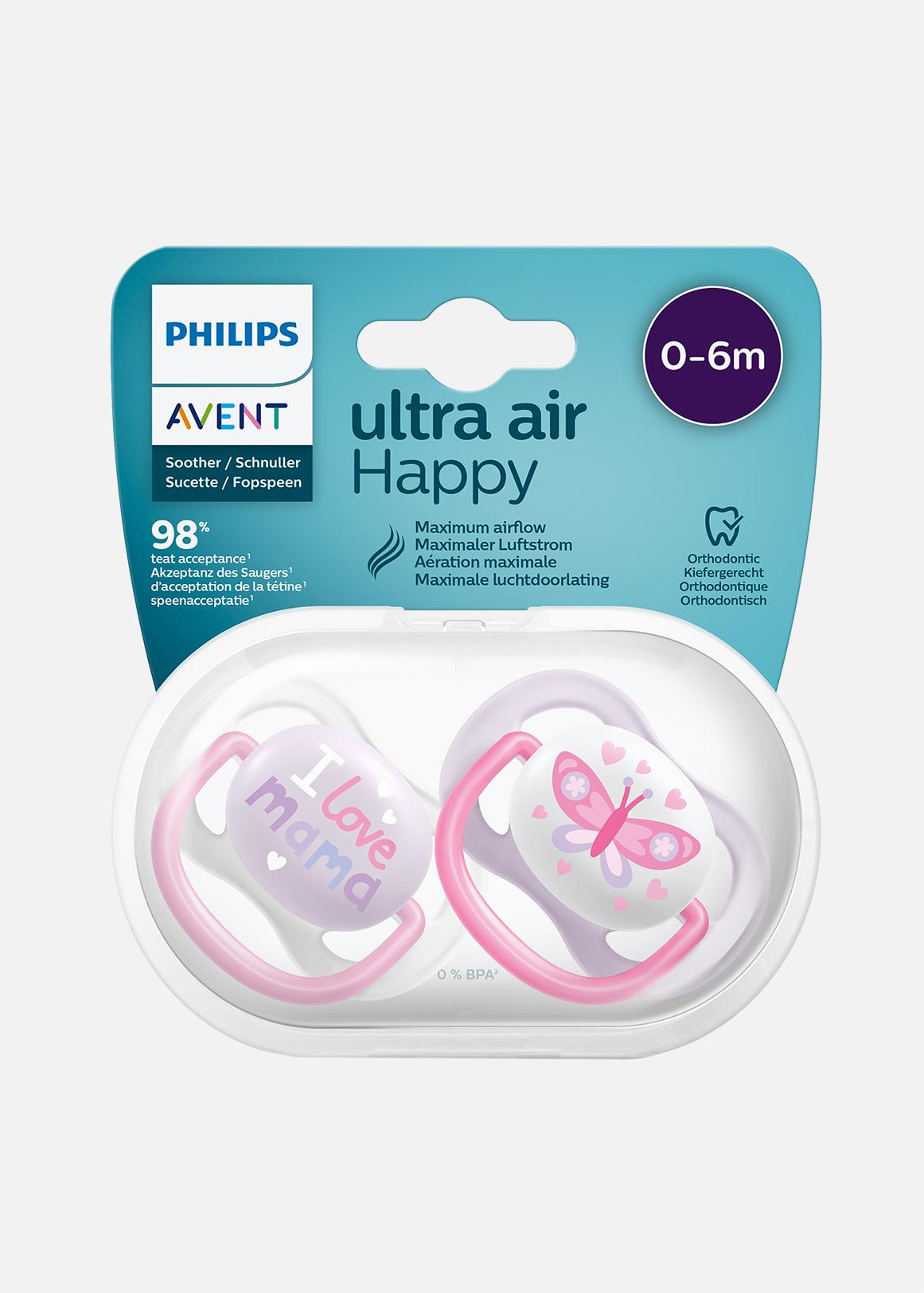 Ultra air pacifier 0-6 months girl