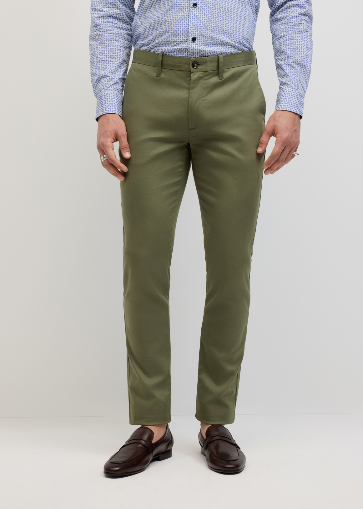 Ultra Slim Cotton Tencel Chino