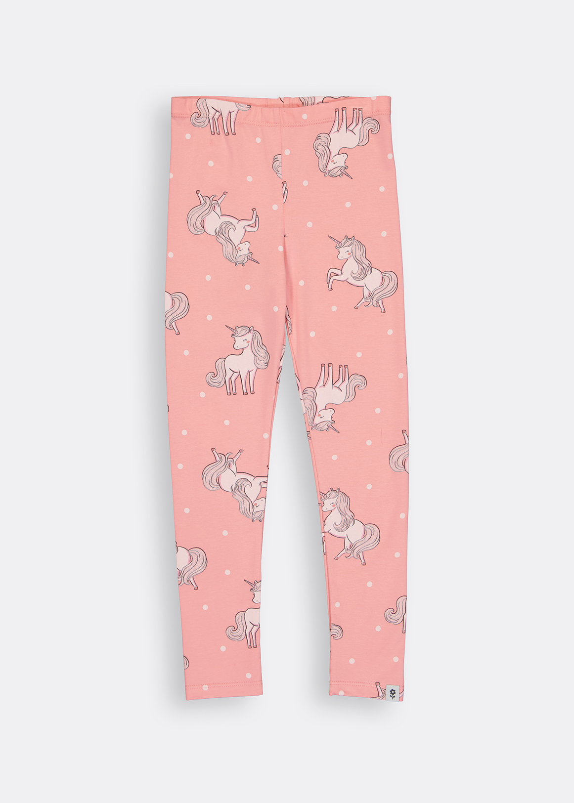 Unicorn Glitter Stretch Cotton Leggings