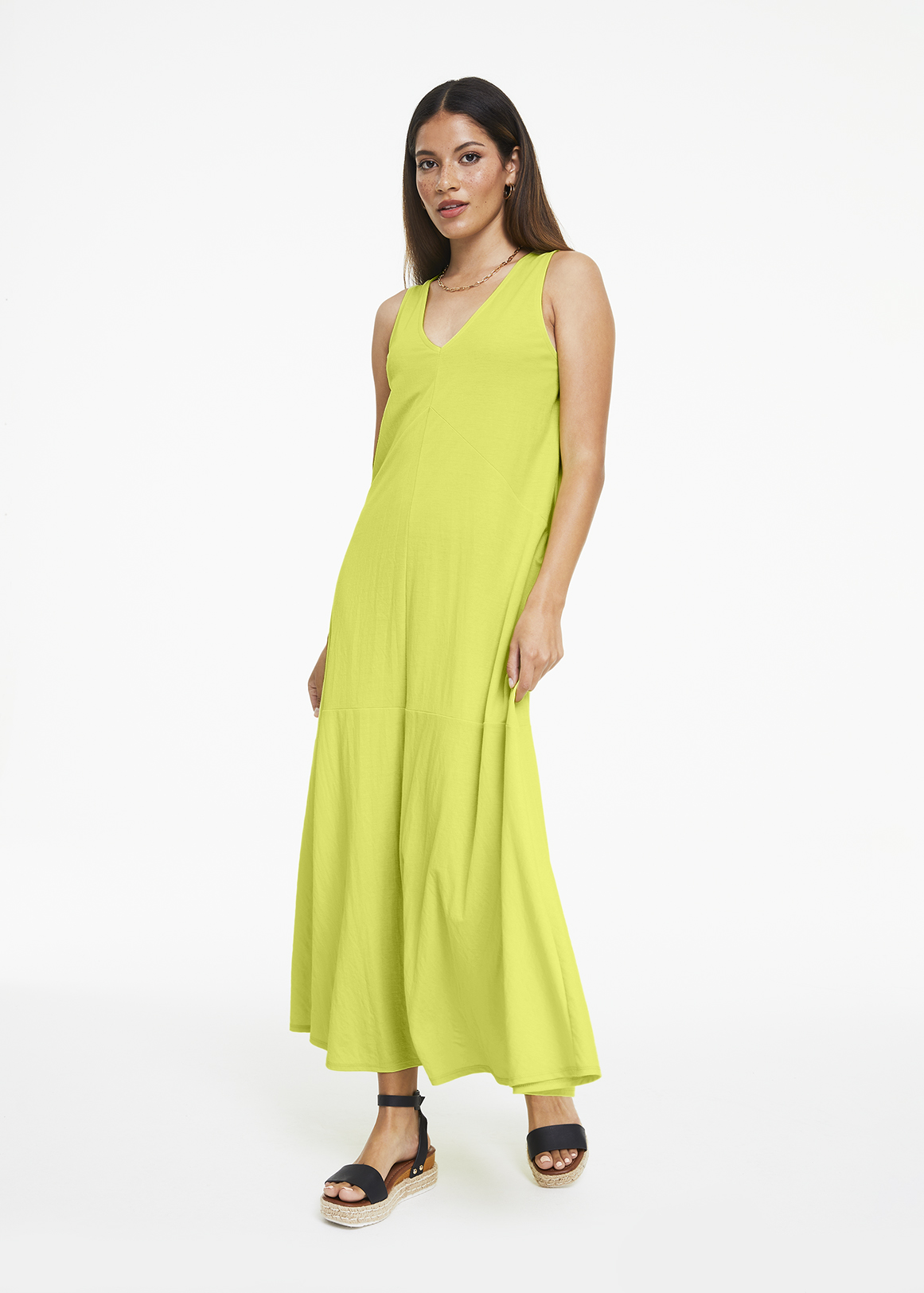 V-neck A-line Maxi Dress | Woolworths.co.za