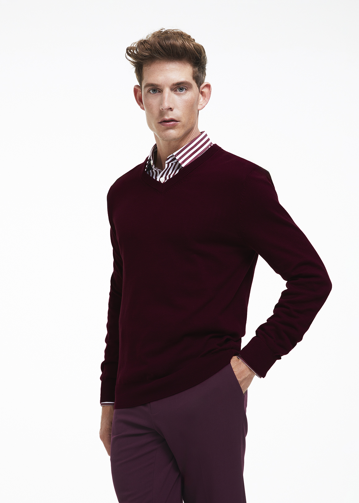 V-neck Cotton Pullover | Woolworths.co.za