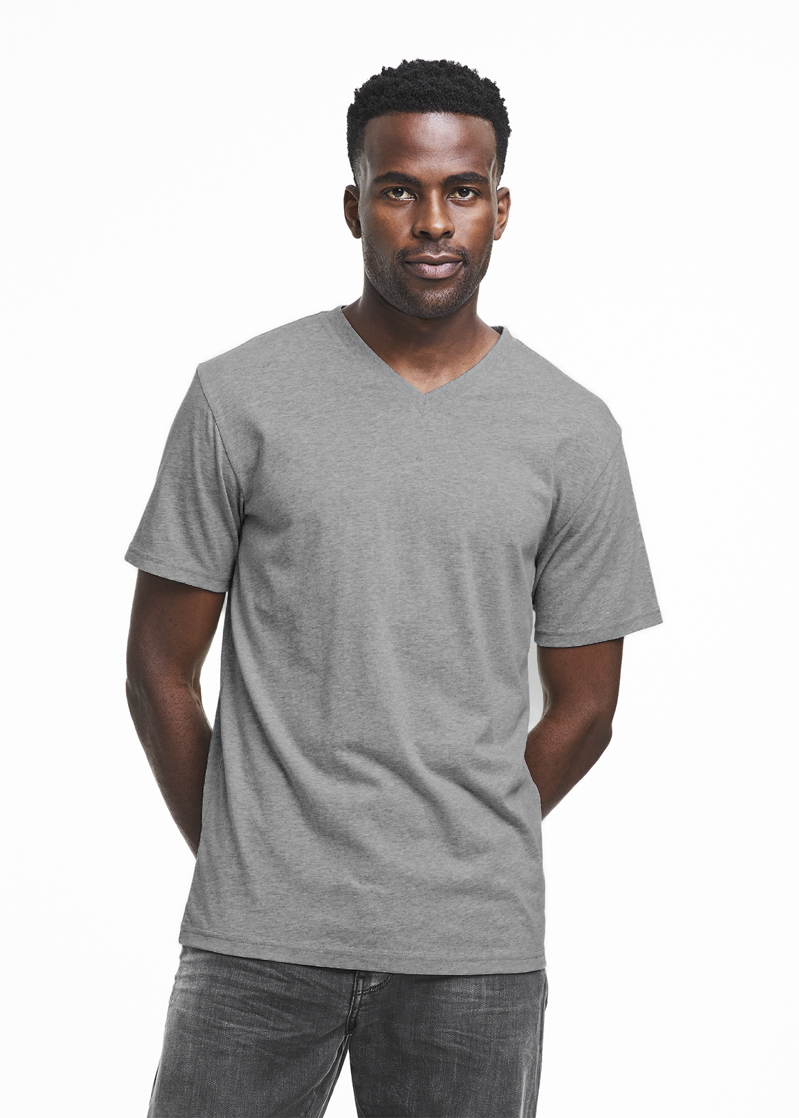 V-neck Slim Fit Cotton T-shirt | Woolworths.co.za