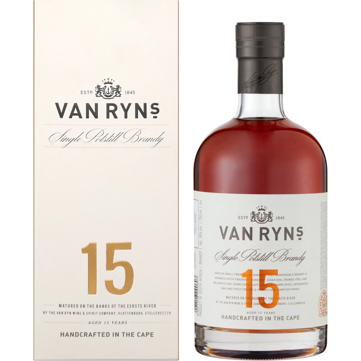 Van Ryn's 15 Year Old Single Potstill Brandy 750 ml | Woolworths.co.za