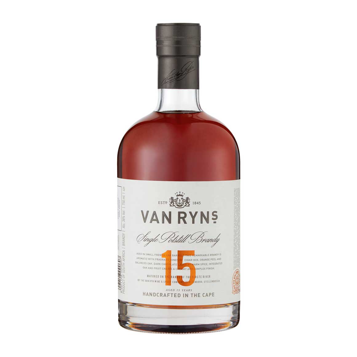 Van Ryn's 15 Year Old Single Potstill Brandy 750 ml | Woolworths.co.za