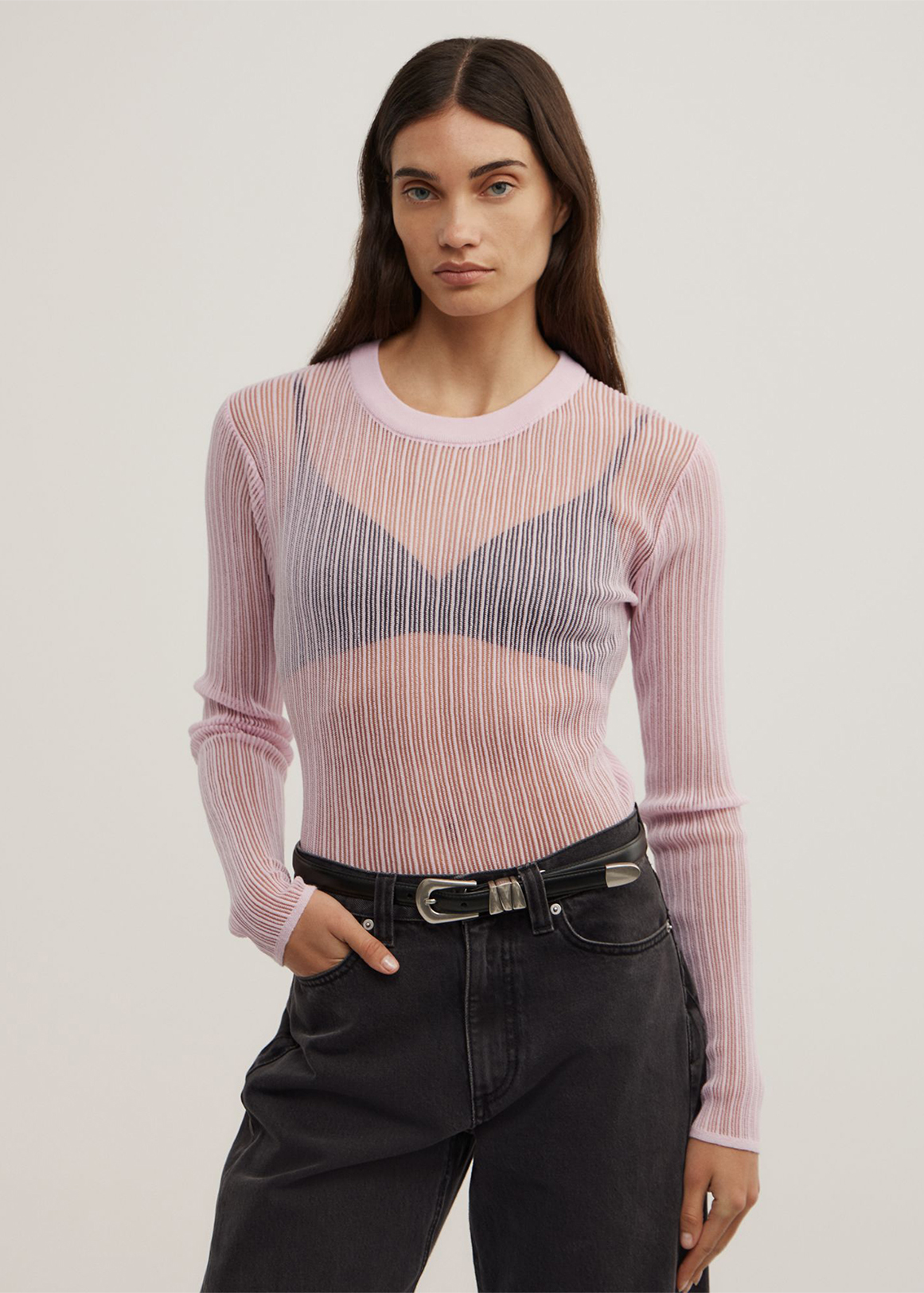 Variegated Rib Knit
