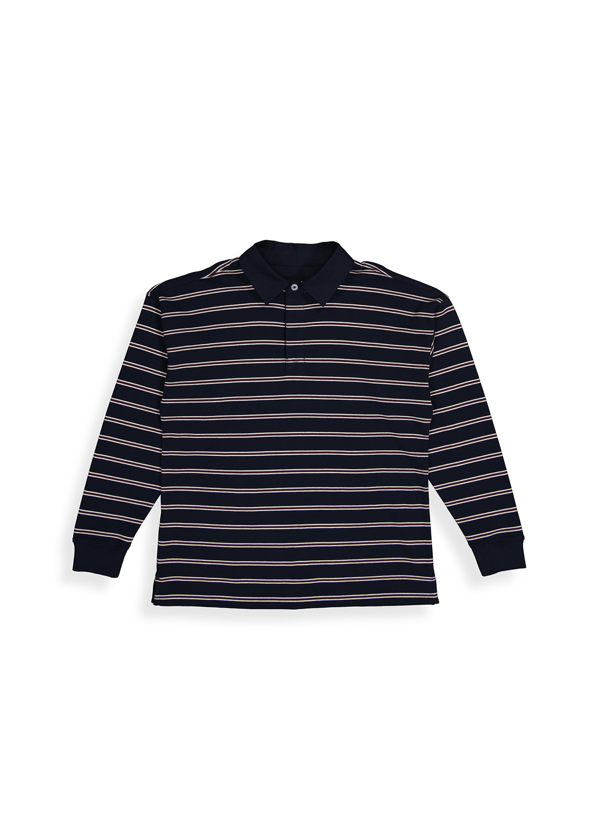 Variegated Stripe Cotton Rugby T-shirt