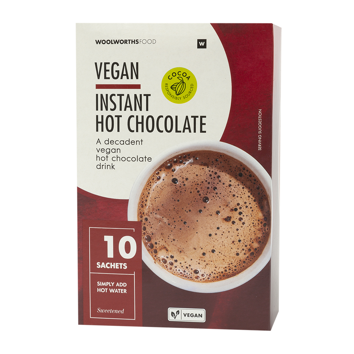 Vegan Instant Hot Chocolate 10 x 25 g