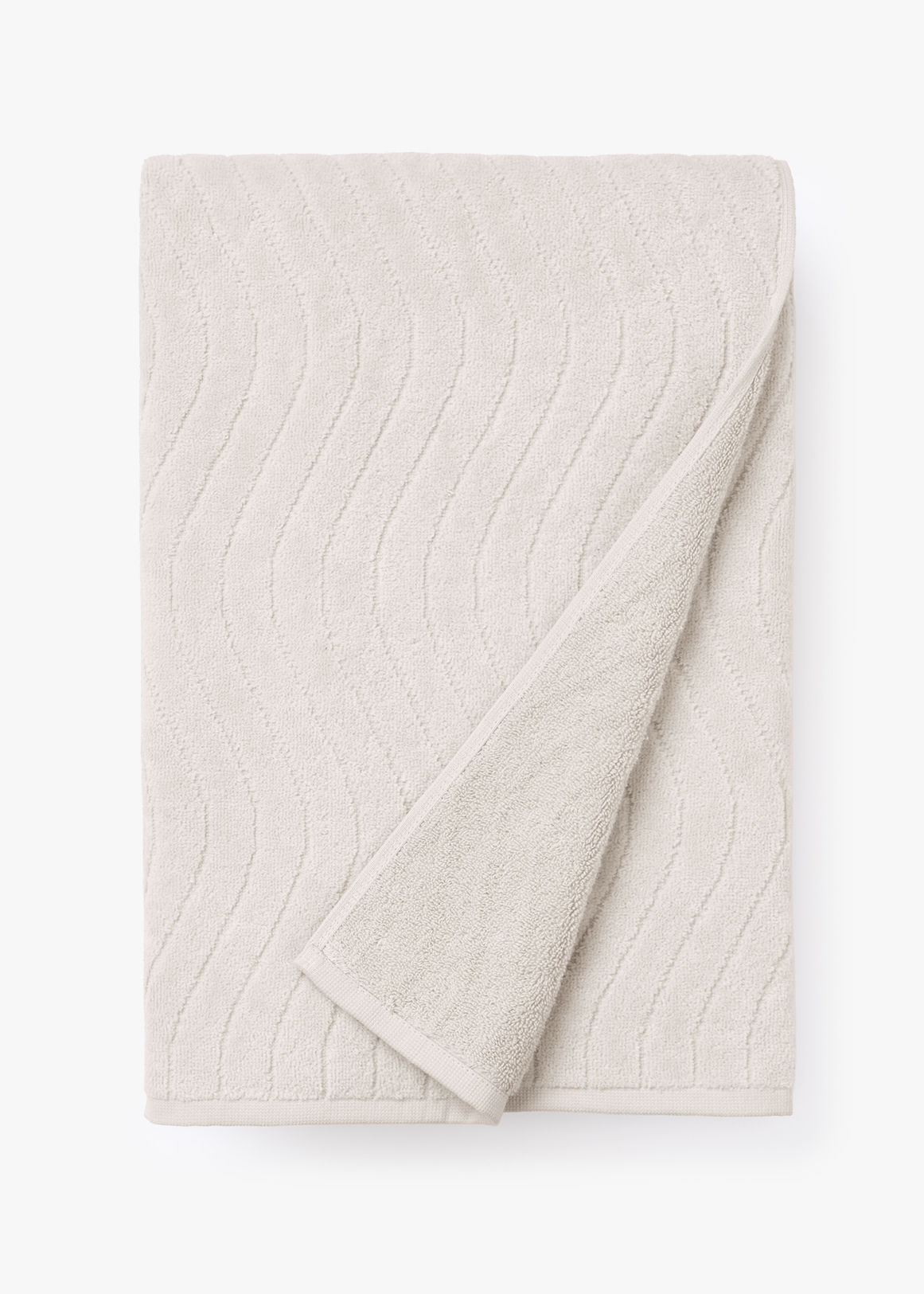 Velour Contour Cotton Bath Towel