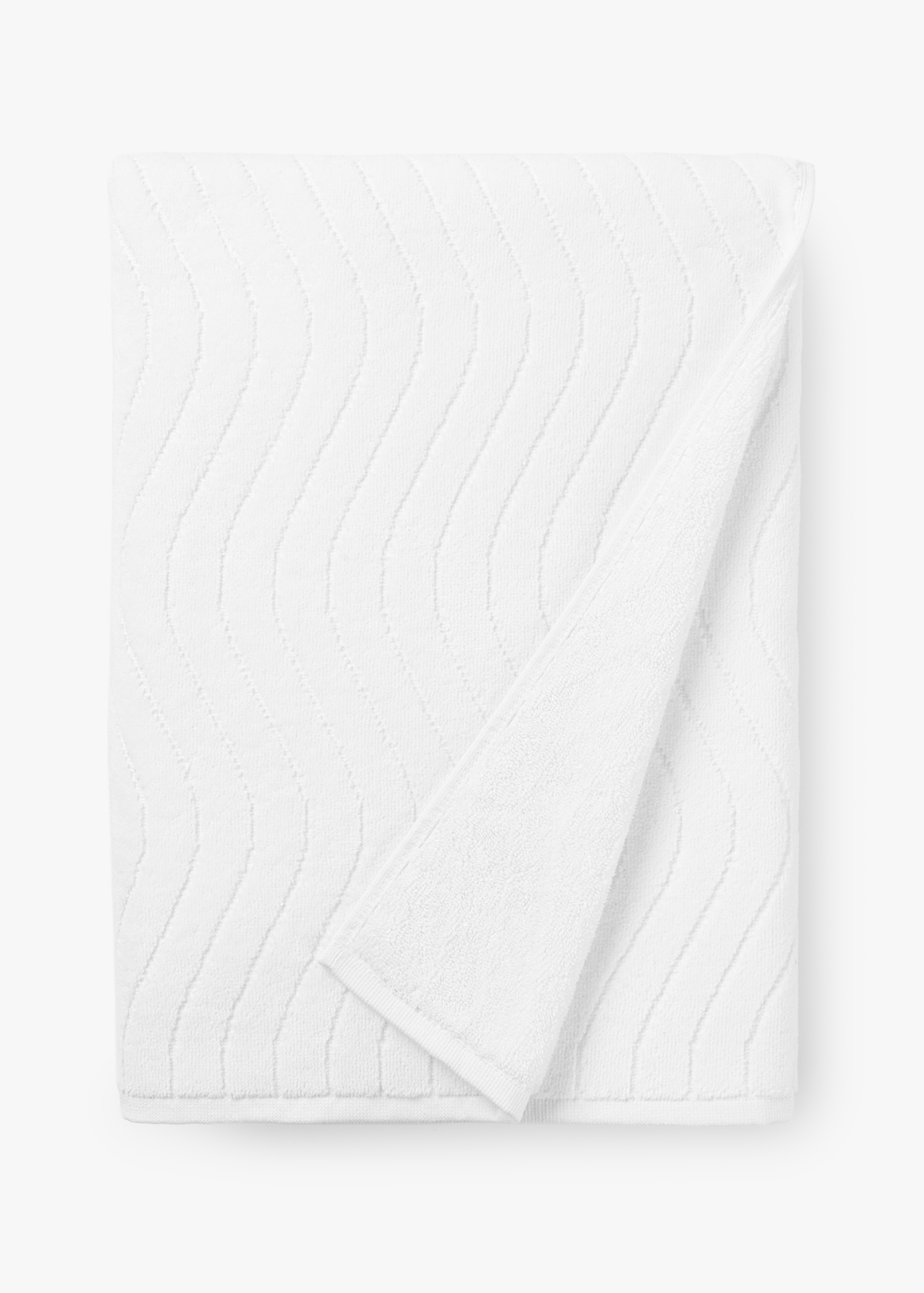 Velour Contour Cotton Bath Towel