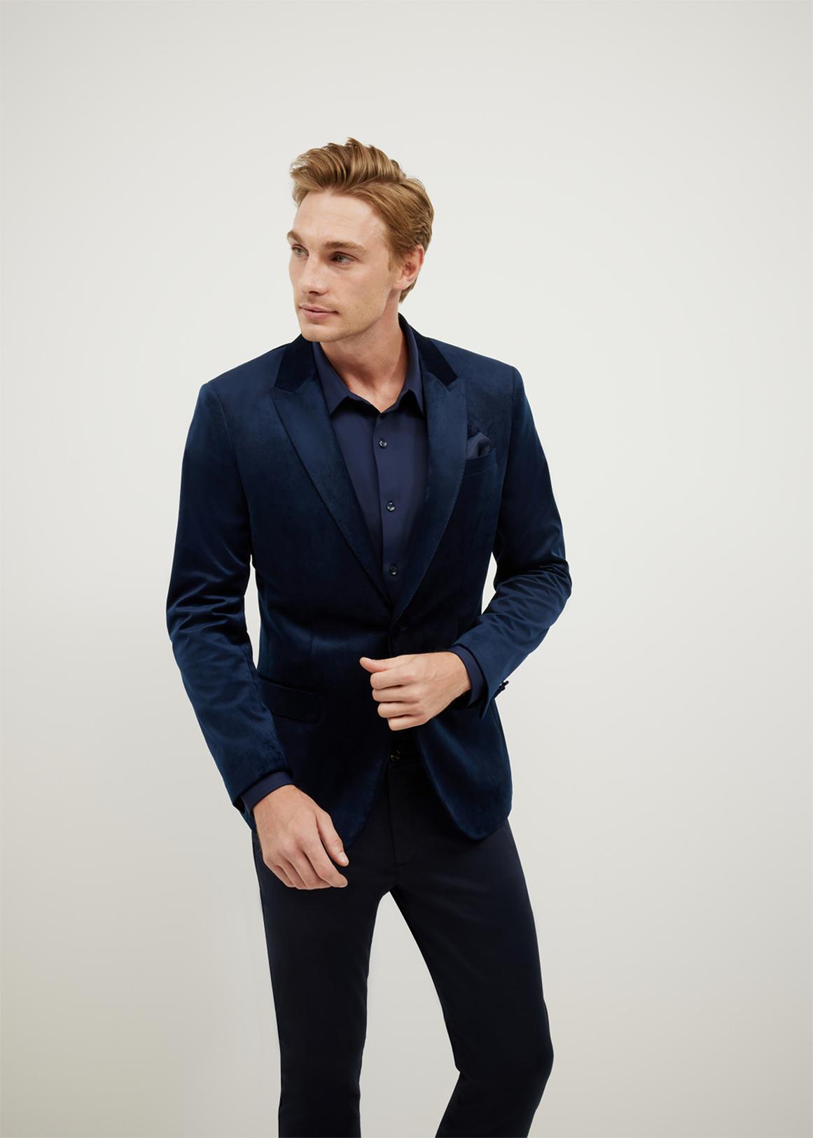 Velvet Tailored Jacket - Main Image