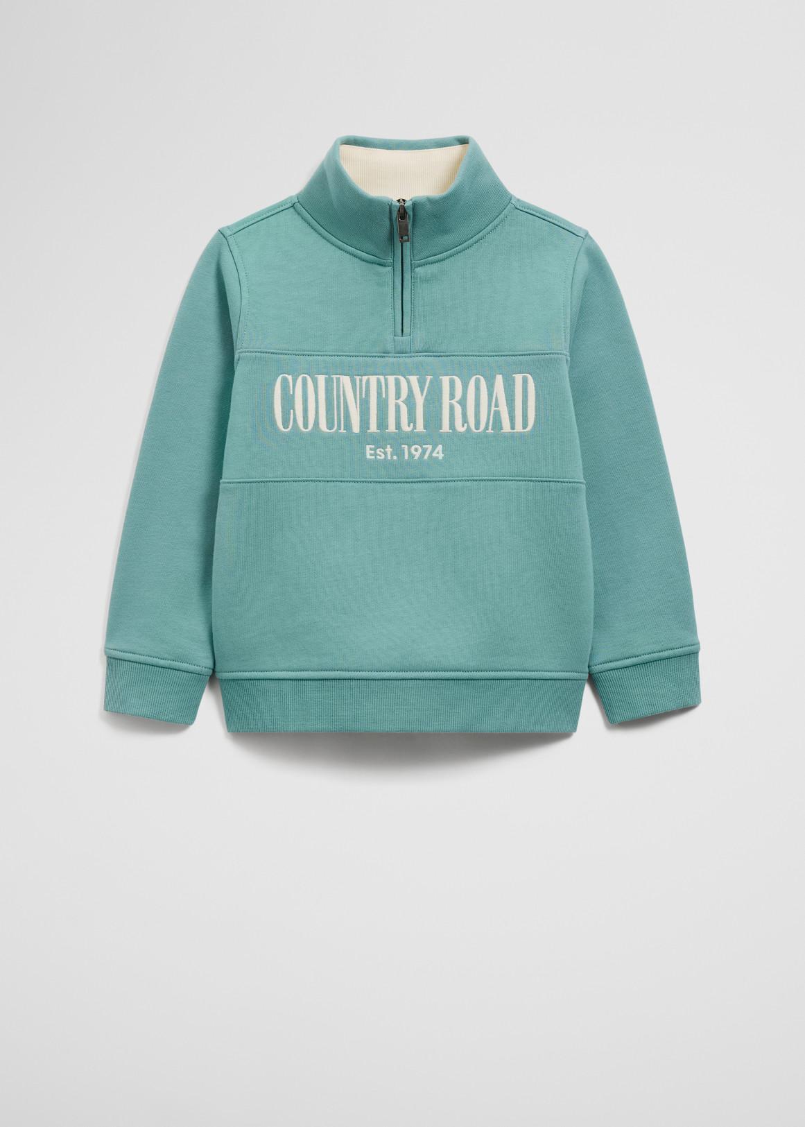 Verified Australian Cotton Heritage Half Zip Sweat