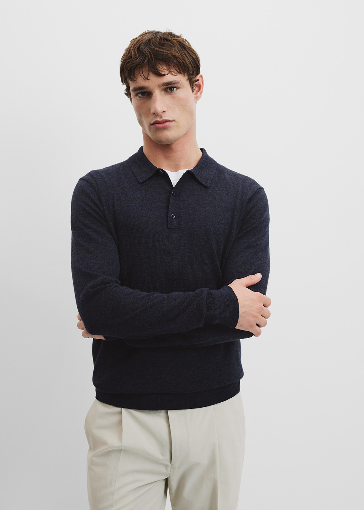 Verified Australian Merino Wool Button Knit Polo