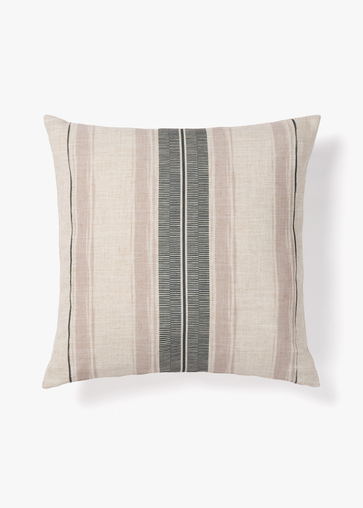 Vertical Mixed Stripe Cotton Scatter Cushion 60x60 cm