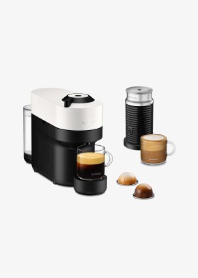 Nespresso Vertuo Pop+ Coffee Machine with Aeroccino Frother by De'Longhi  Liquorice Black