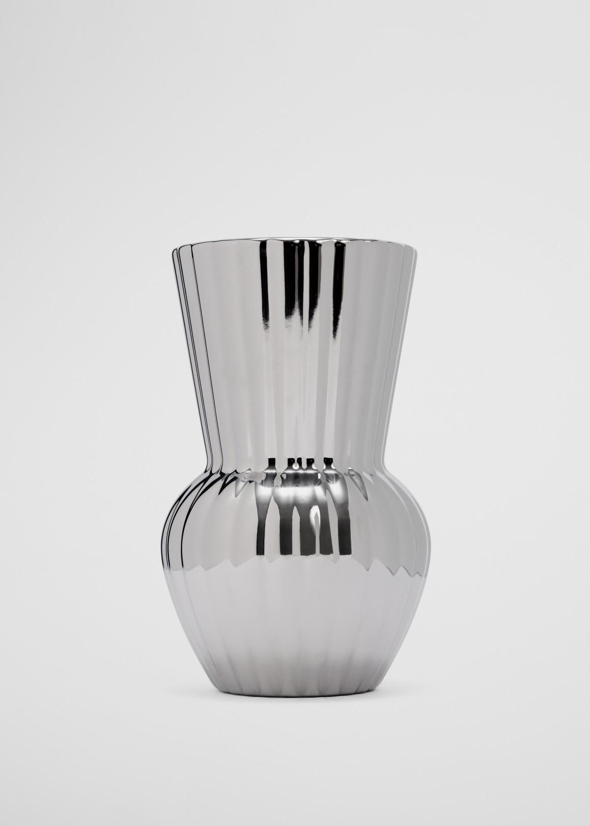 Vicki Small Metallic Vase