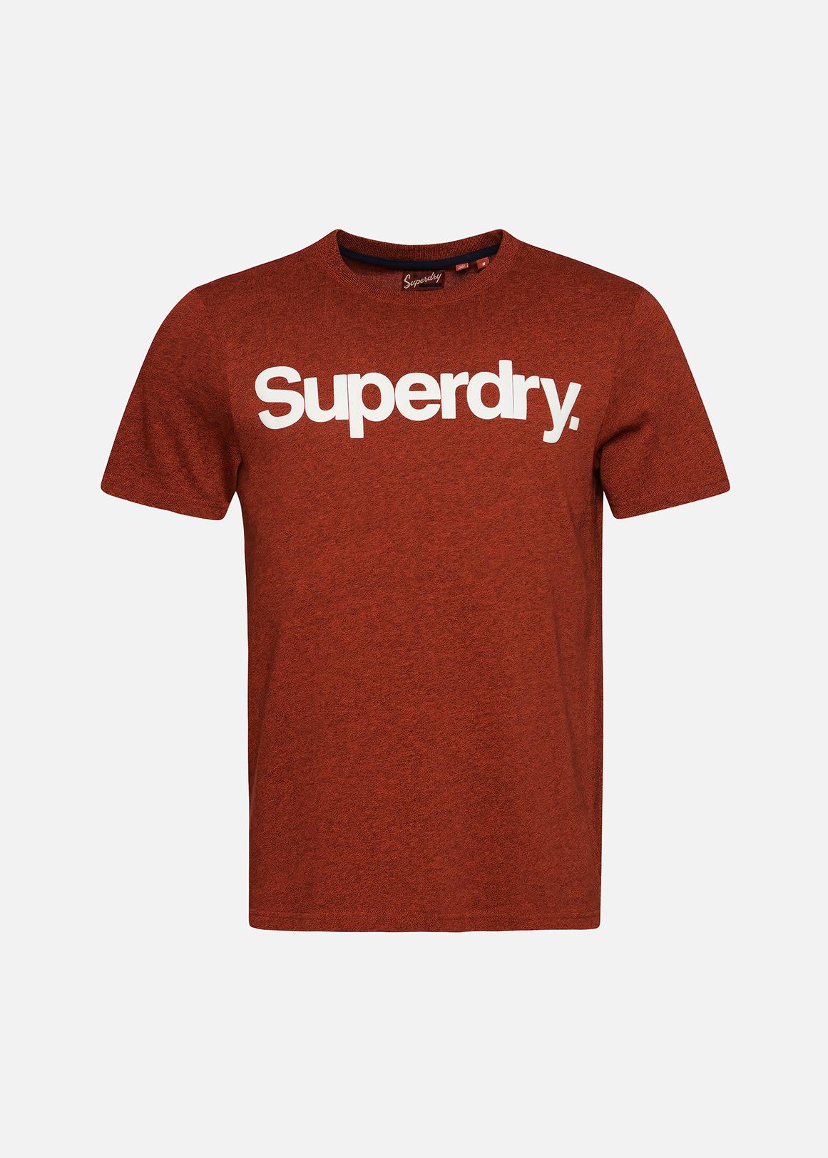 Superdry Vintage City Souvenir T-Shirt, Orange Marl at John Lewis