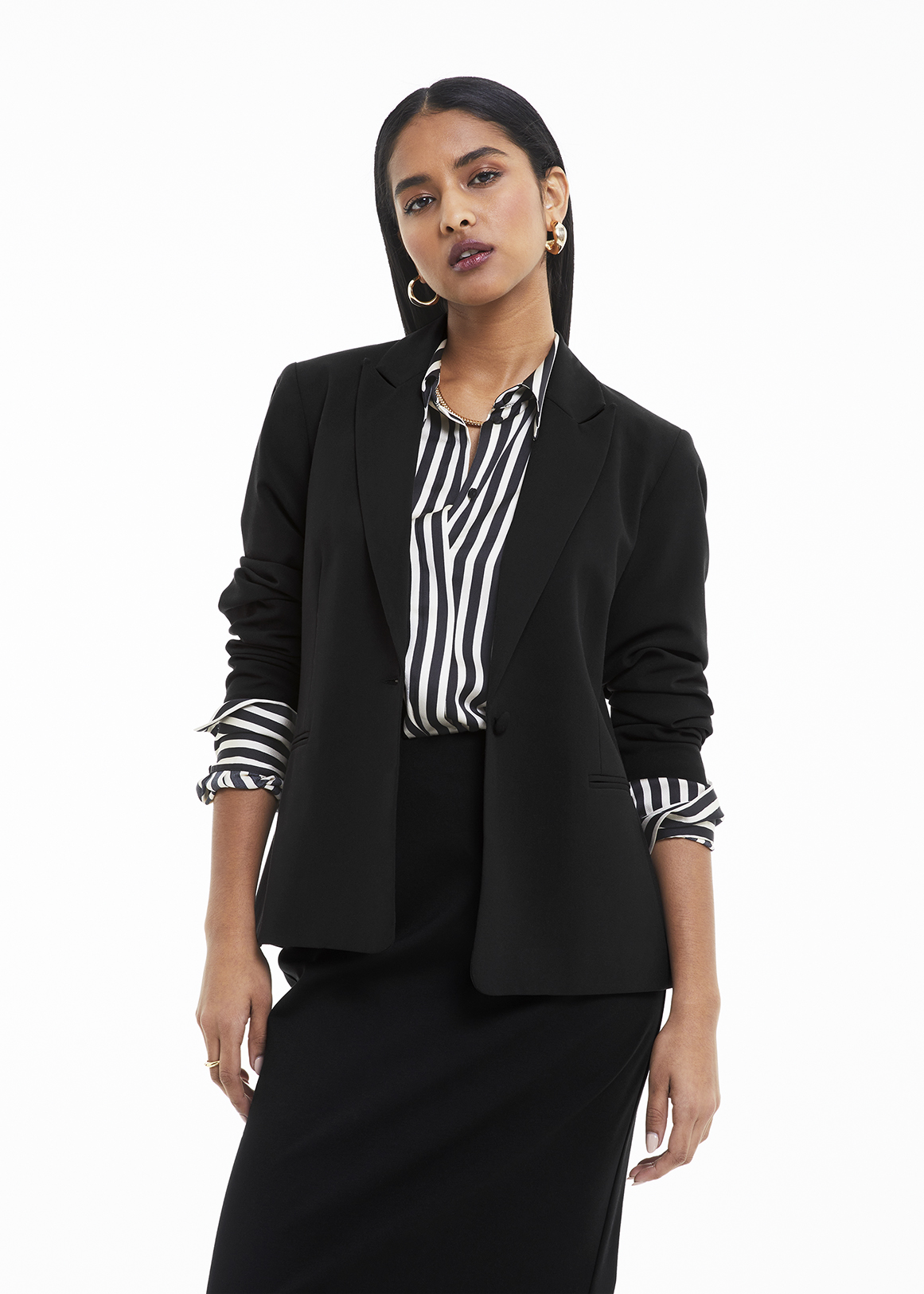 Viscose Blend Blazer